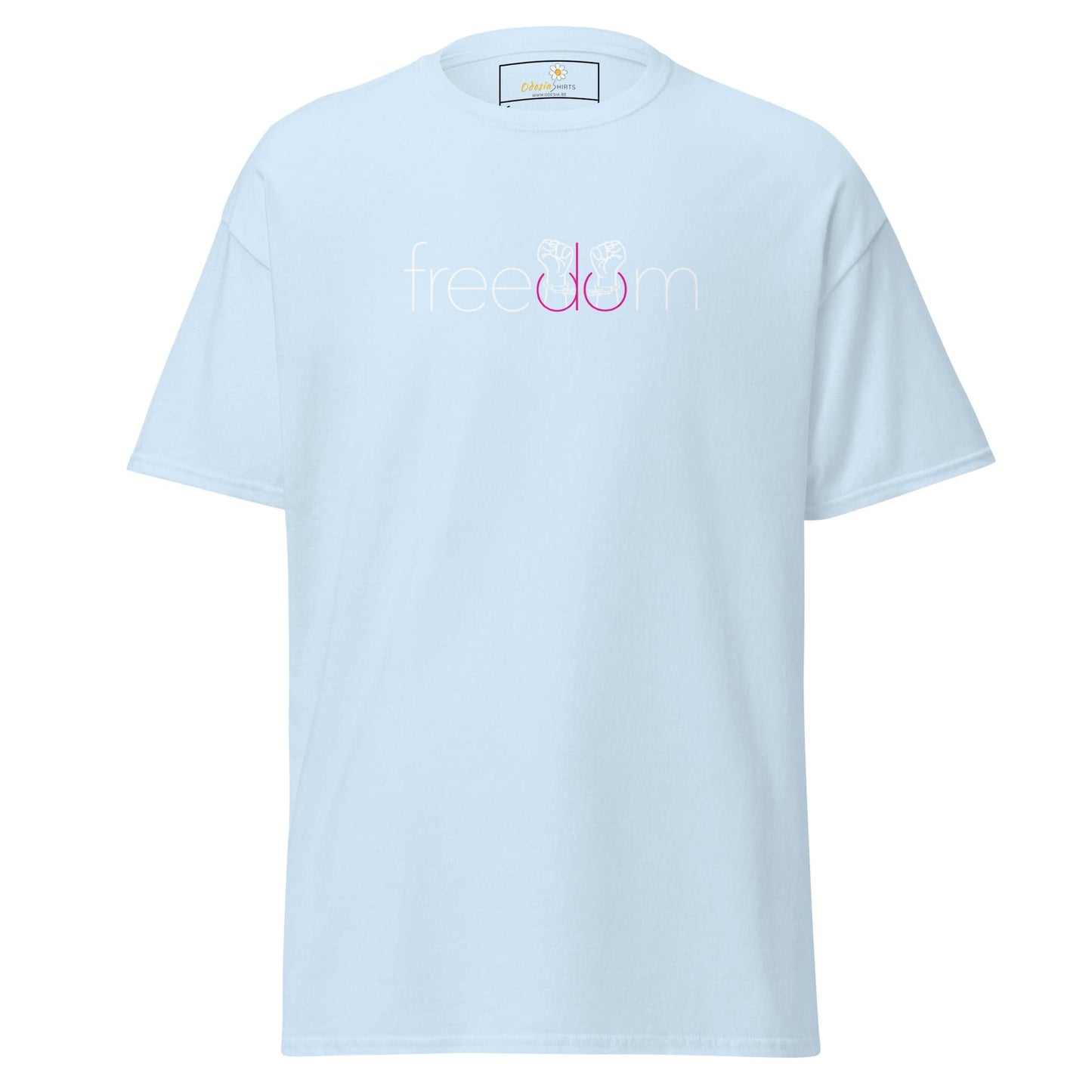 Unisex classic t-shirt - MISC FREEDOM - REGULAR - Light Blue / S