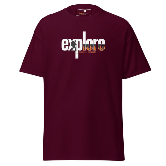 Art T-shirt Design Tee • Man / Woman • [s-xl] - Maroon / s