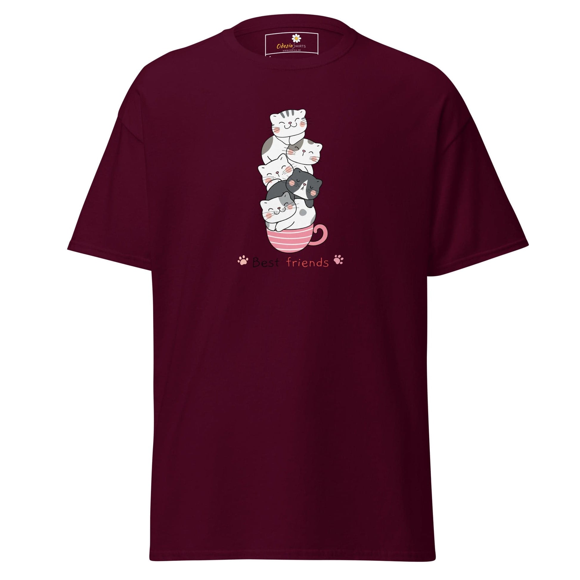 Art T-shirt Design Tee • Man / Woman • [s-xl] - Maroon / s