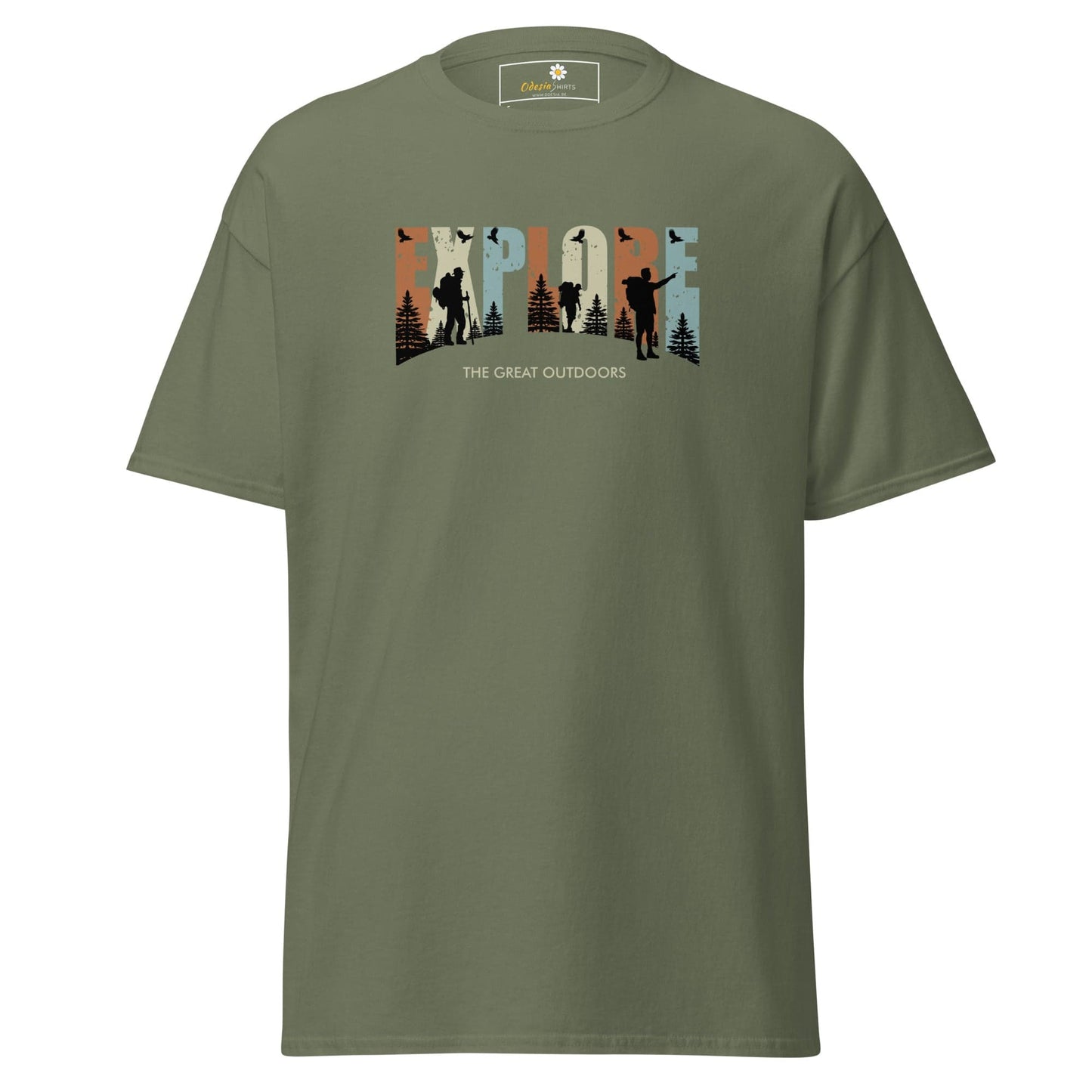 Art T-shirt Design Tee • Man / Woman • [s-xl] - Military Green / s