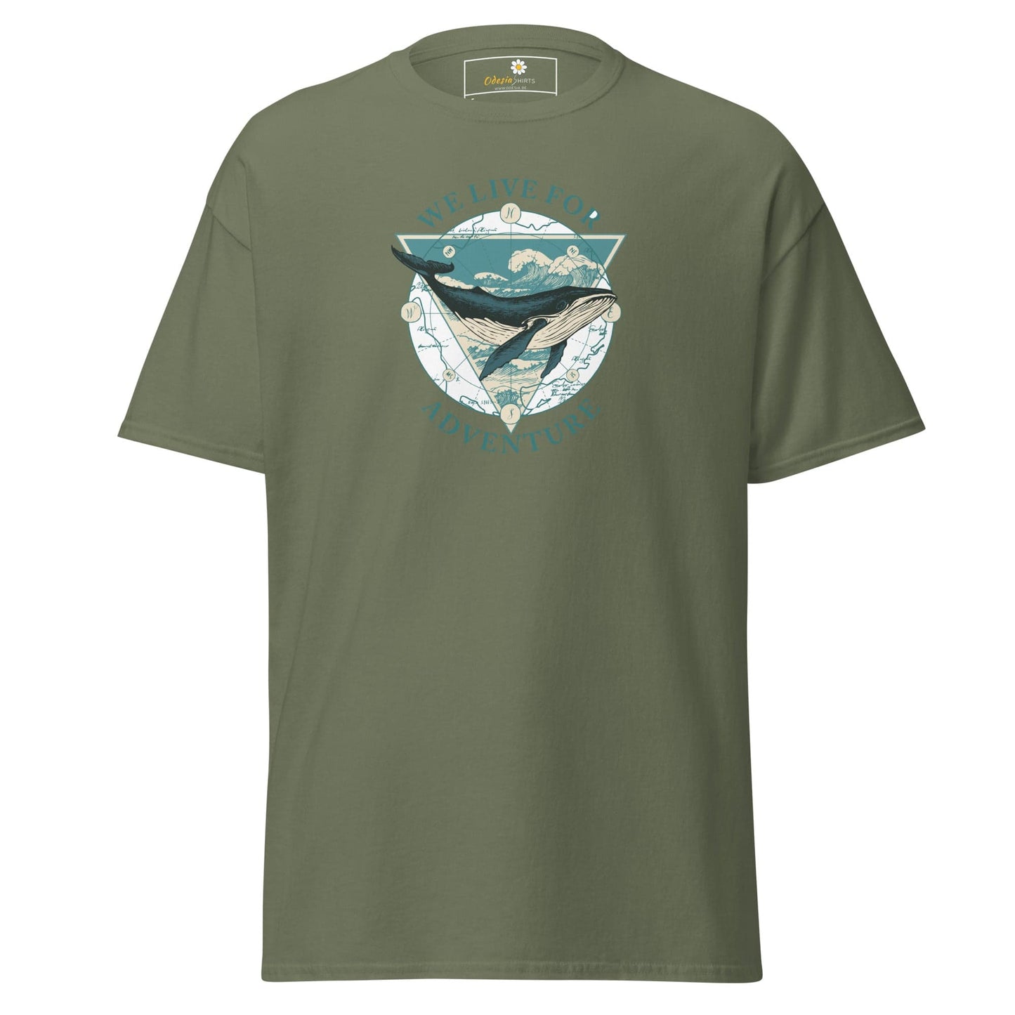 Art T-shirt Design Tee • Man / Woman • [s-xl] - Military Green / s