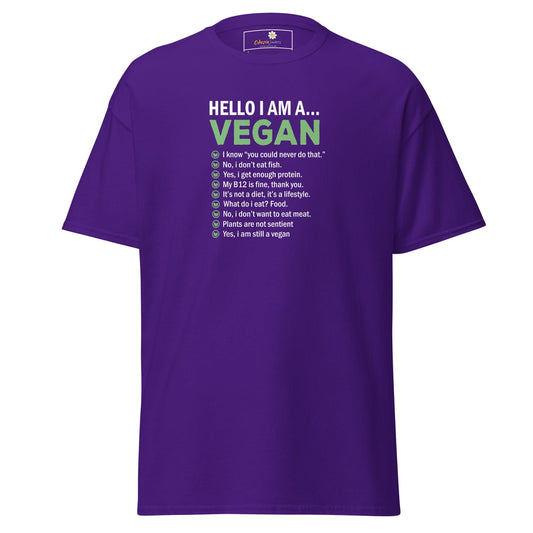Art T-shirt Design Tee • Man / Woman • [s-xl] - Purple / s