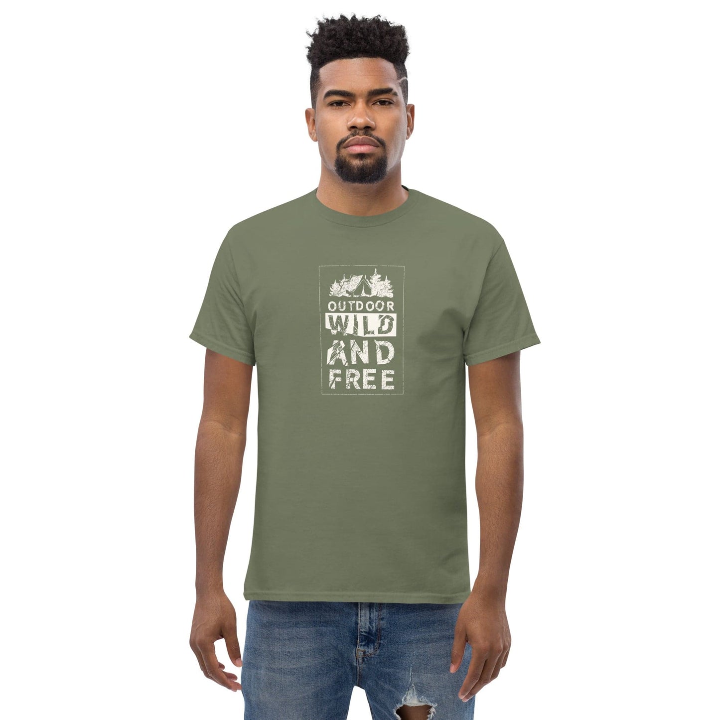 Art T-shirt Design Tee • Men / Women • [2xl-5xl] - Military Green / 2xl