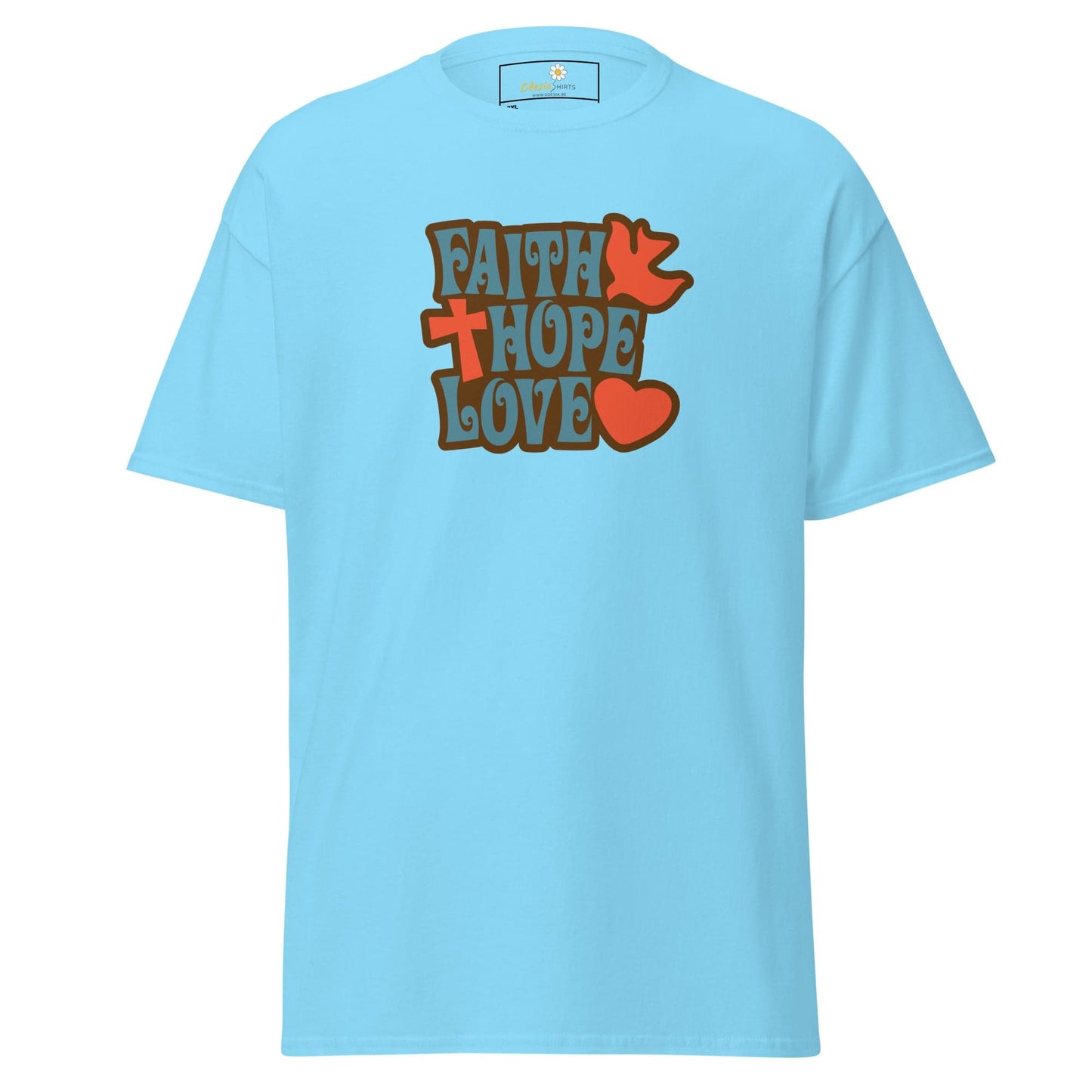 Art T-shirt Design Tee • Men / Women • [2xl-5xl] - Sky / 2xl