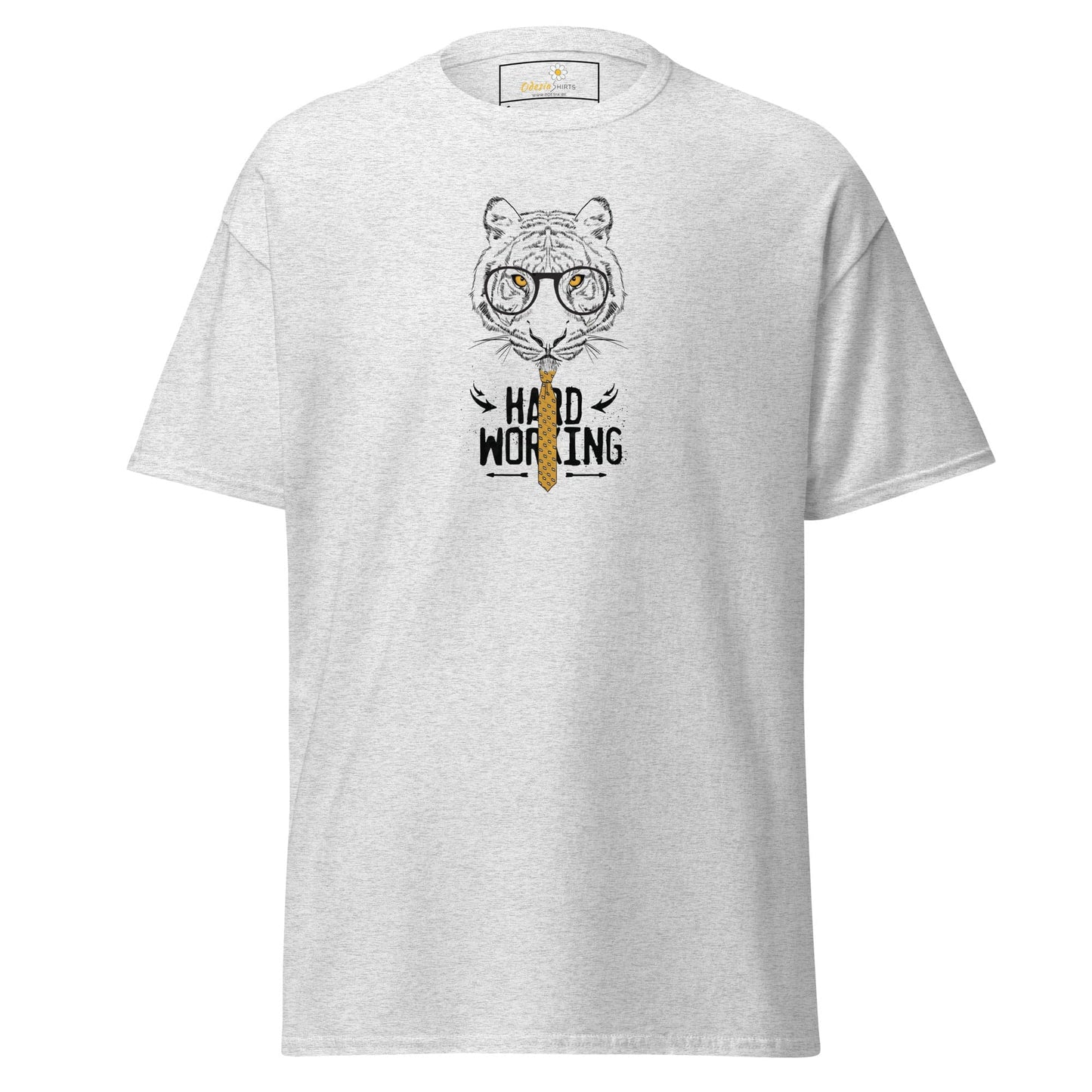 Unisex classic tee - WILD LIFE TIGER WORK - REGULAR - Ash / S