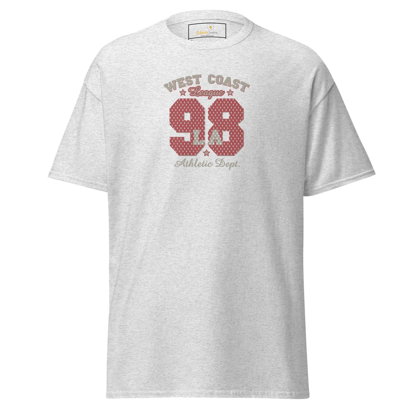 Unisex classic t-shirt - SPORT WEST COAST 98 - REGULAR - Ash / S