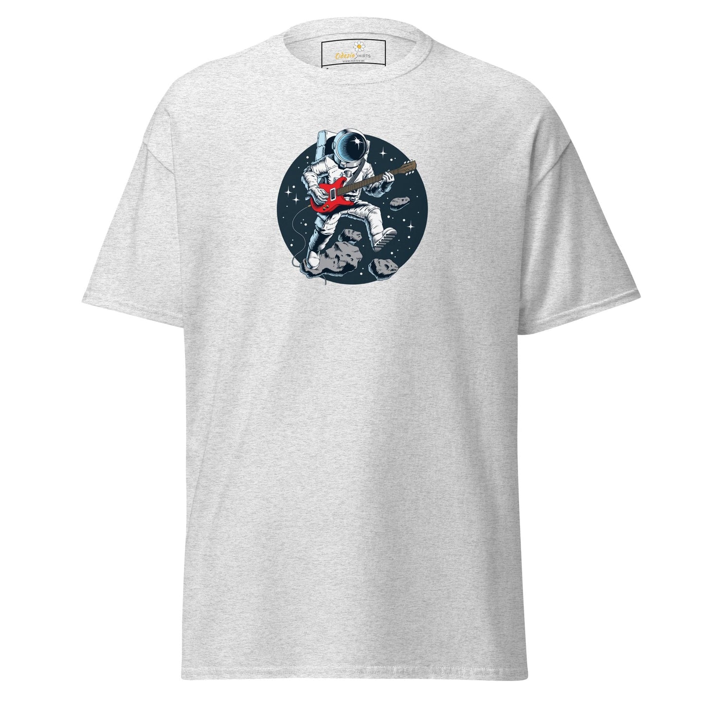 Unisex classic tee - ASTRONAUT MUSIC ROCK - REGULAR - Ash / S
