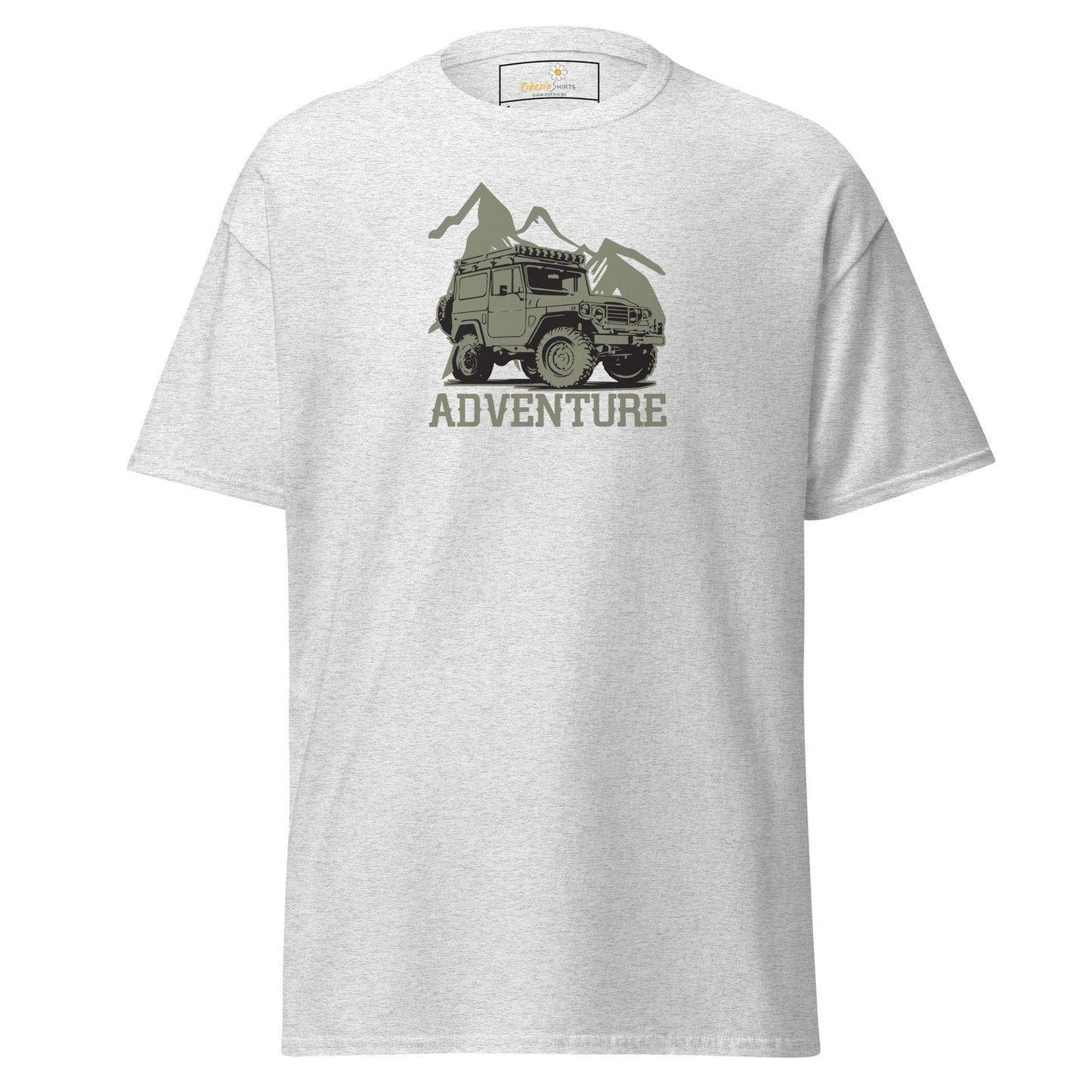 Unisex classic t-shirt - MOTOR ADVENTURE 4X4 - REGULAR - Ash / S