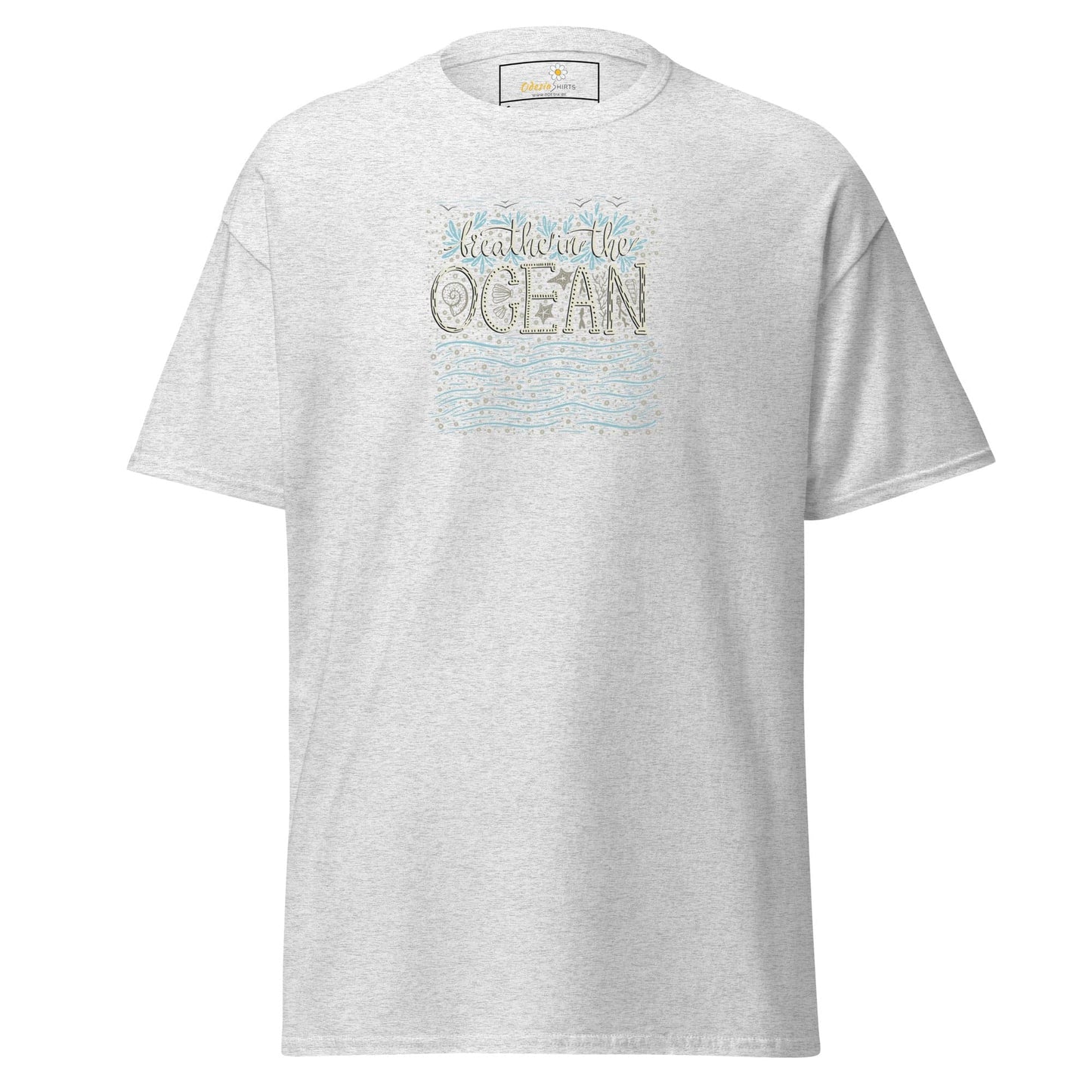 Unisex classic tee - NATURE OCEAN - REGULAR - Ash / S