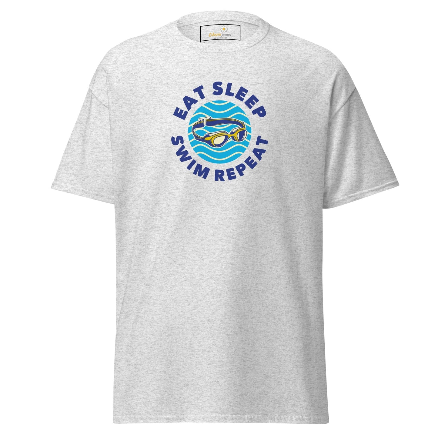 Unisex classic t-shirt - SPORT EAT SWIM SLEEP - REGULAR - Ash / S