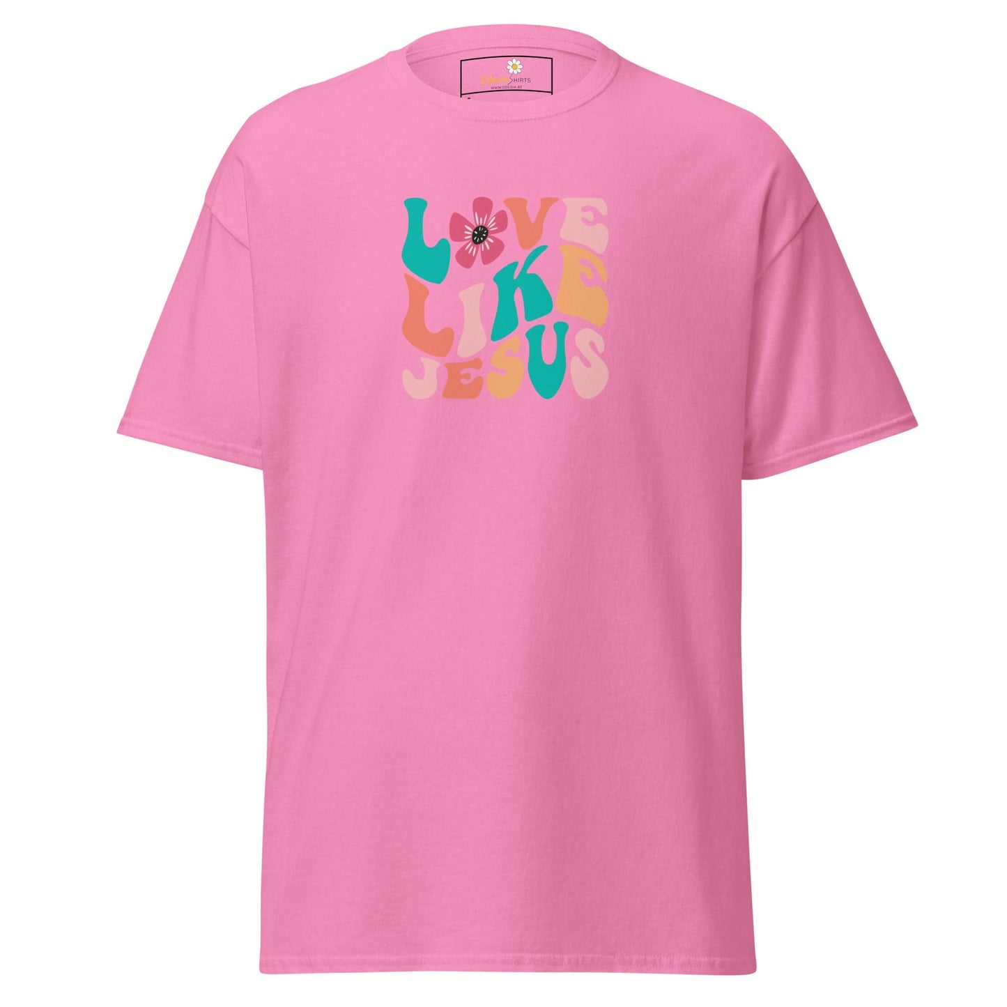 Unisex classic tee - SPIRITUAL LOVE LIKE JESUS - REGULAR - Azalea / S