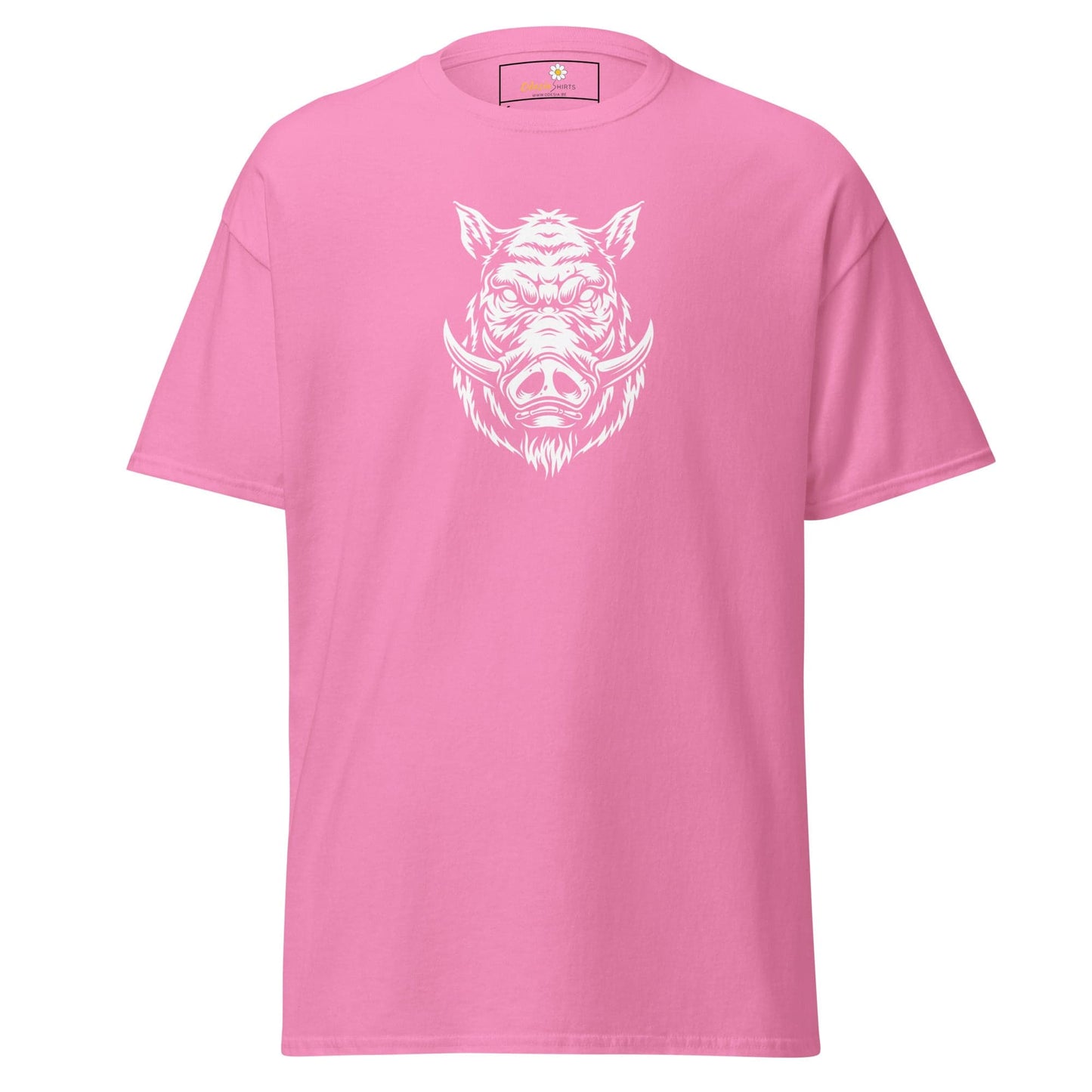 Unisex classic t-shirt - WILD LIFE PIG - REGULAR - Azalea / S