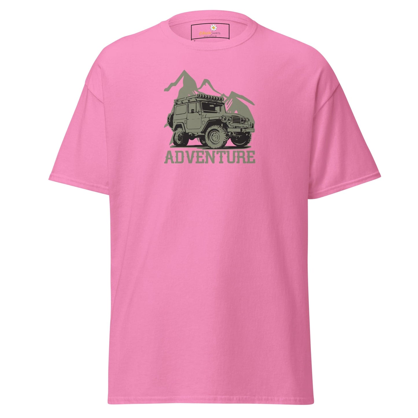 Unisex classic t-shirt - MOTOR ADVENTURE 4X4 - REGULAR - Azalea / S