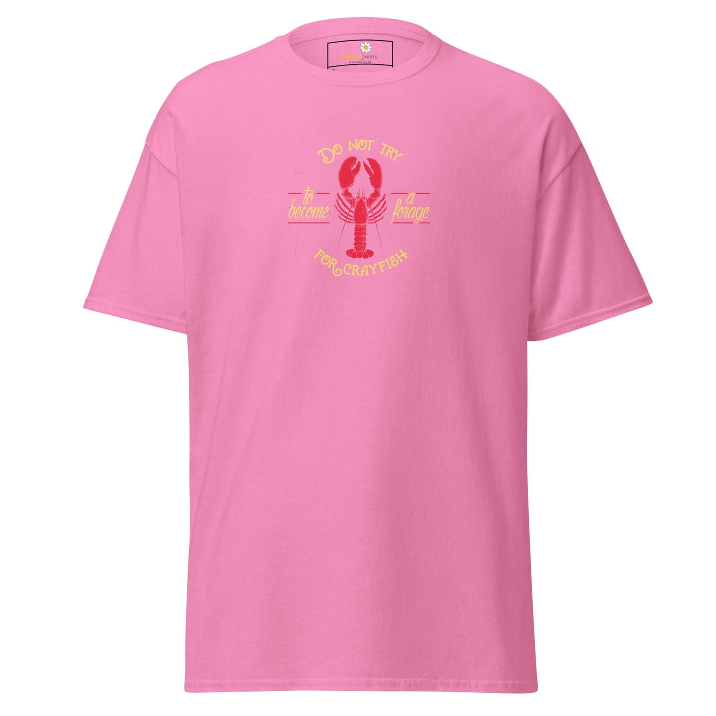 Unisex classic tee - WILD LIFE CRAYFISH - REGULAR - Azalea / S