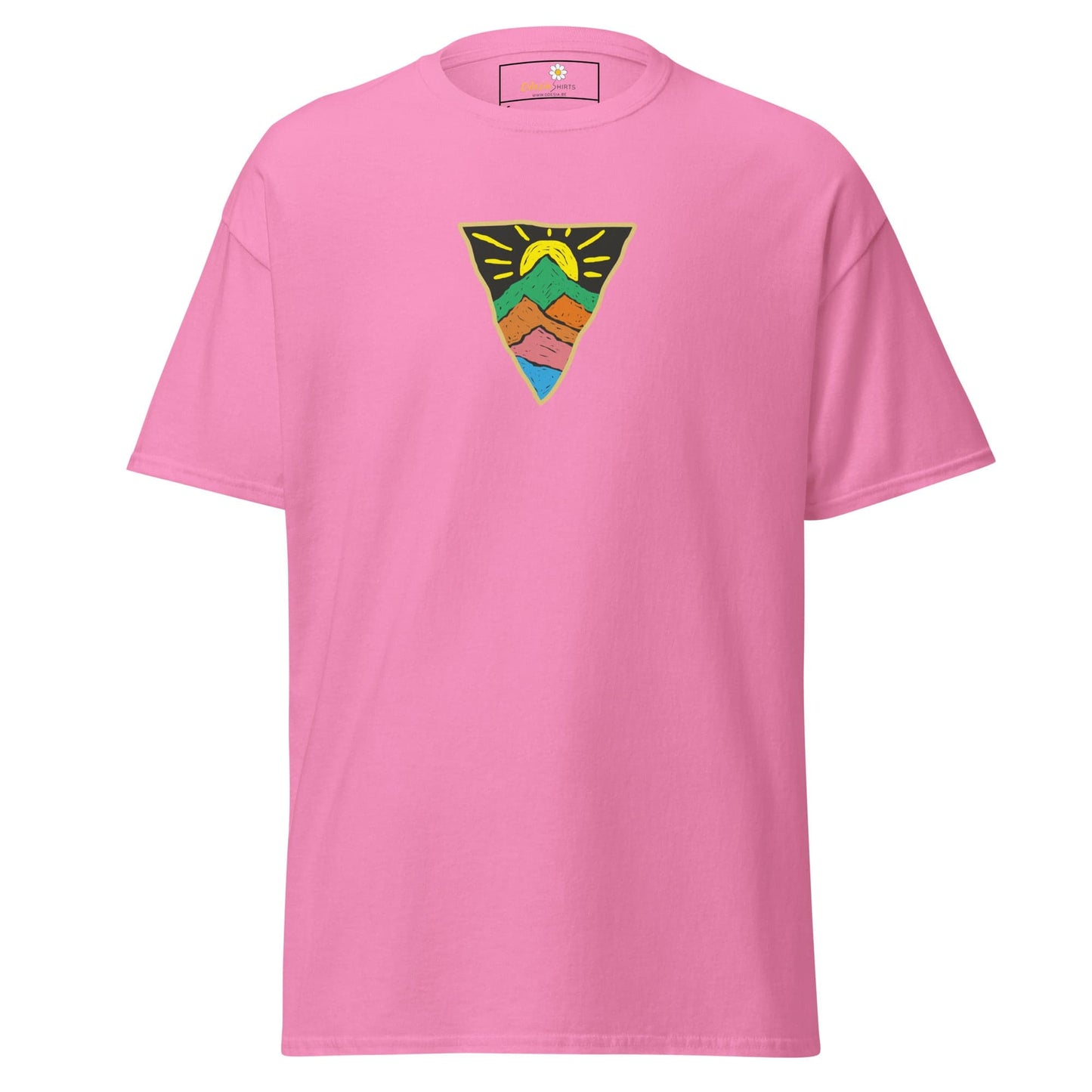 Unisex classic tee - MISC SUN TRIANGLE - REGULAR - Azalea / S