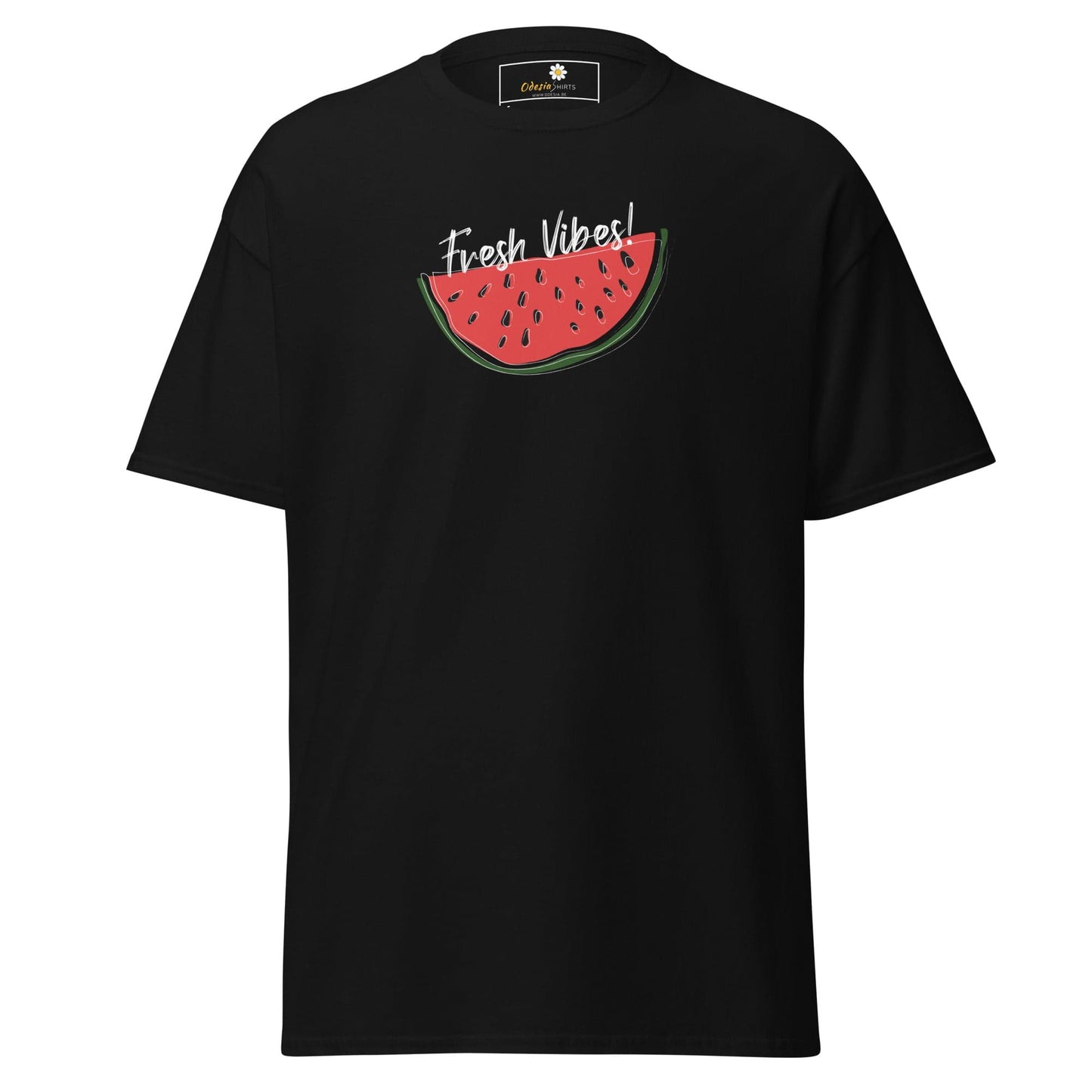Unisex classic tee - SUMMER FRESH VIBES - REGULAR - Black / S