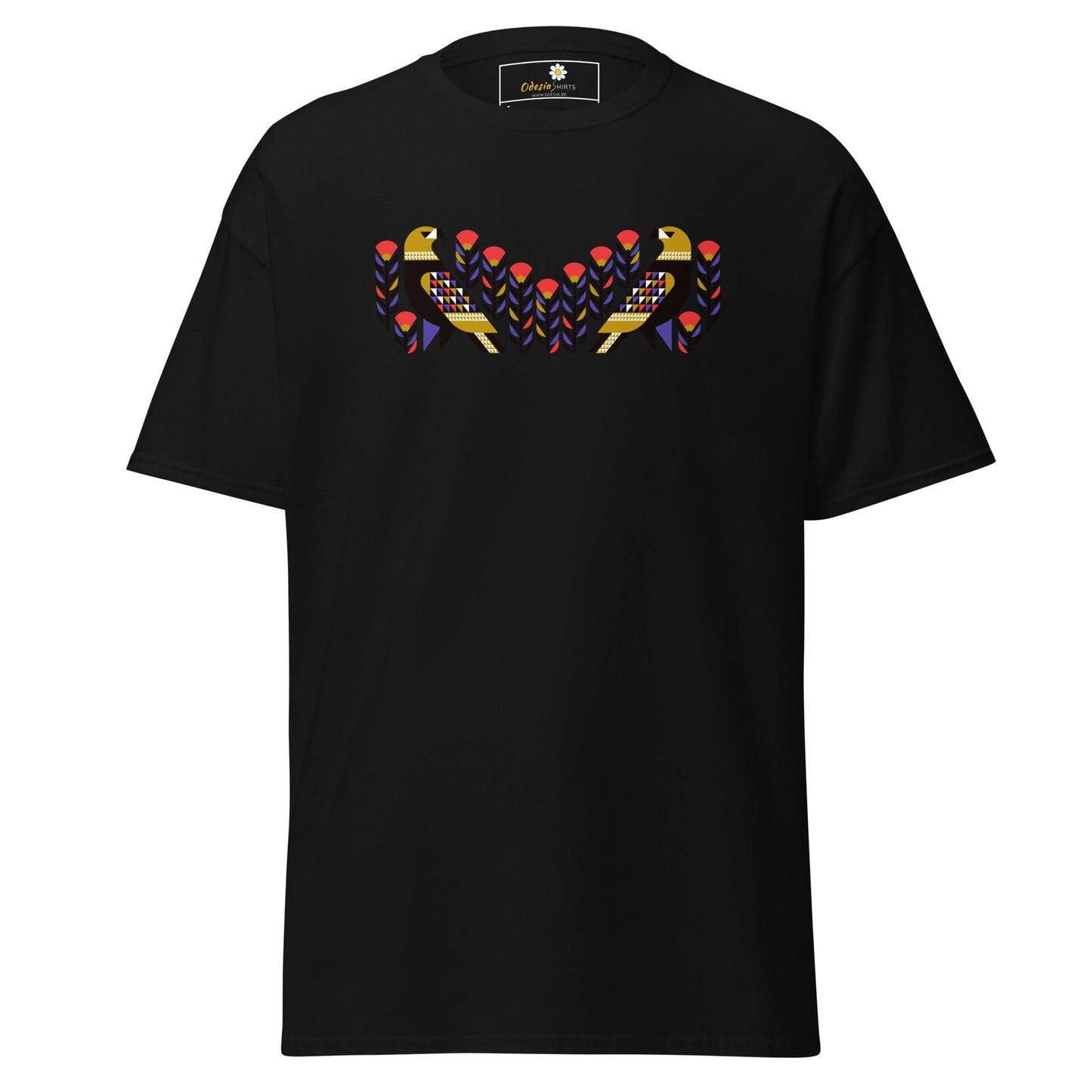 Unisex classic tee - WILD LIFE PERU BIRDS - REGULAR - Black / S