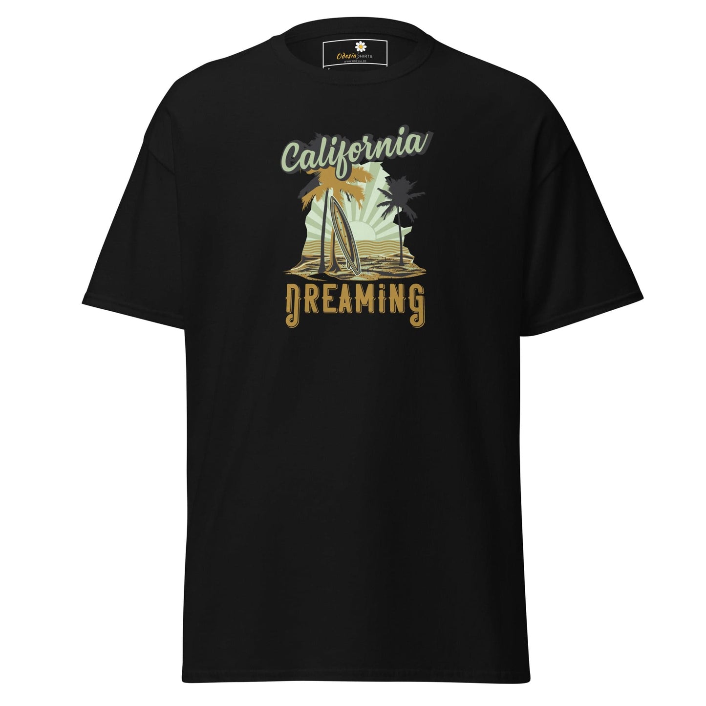 Unisex classic t-shirt - SUMMER CALIFORNIA DREAM - REGULAR - Black / S