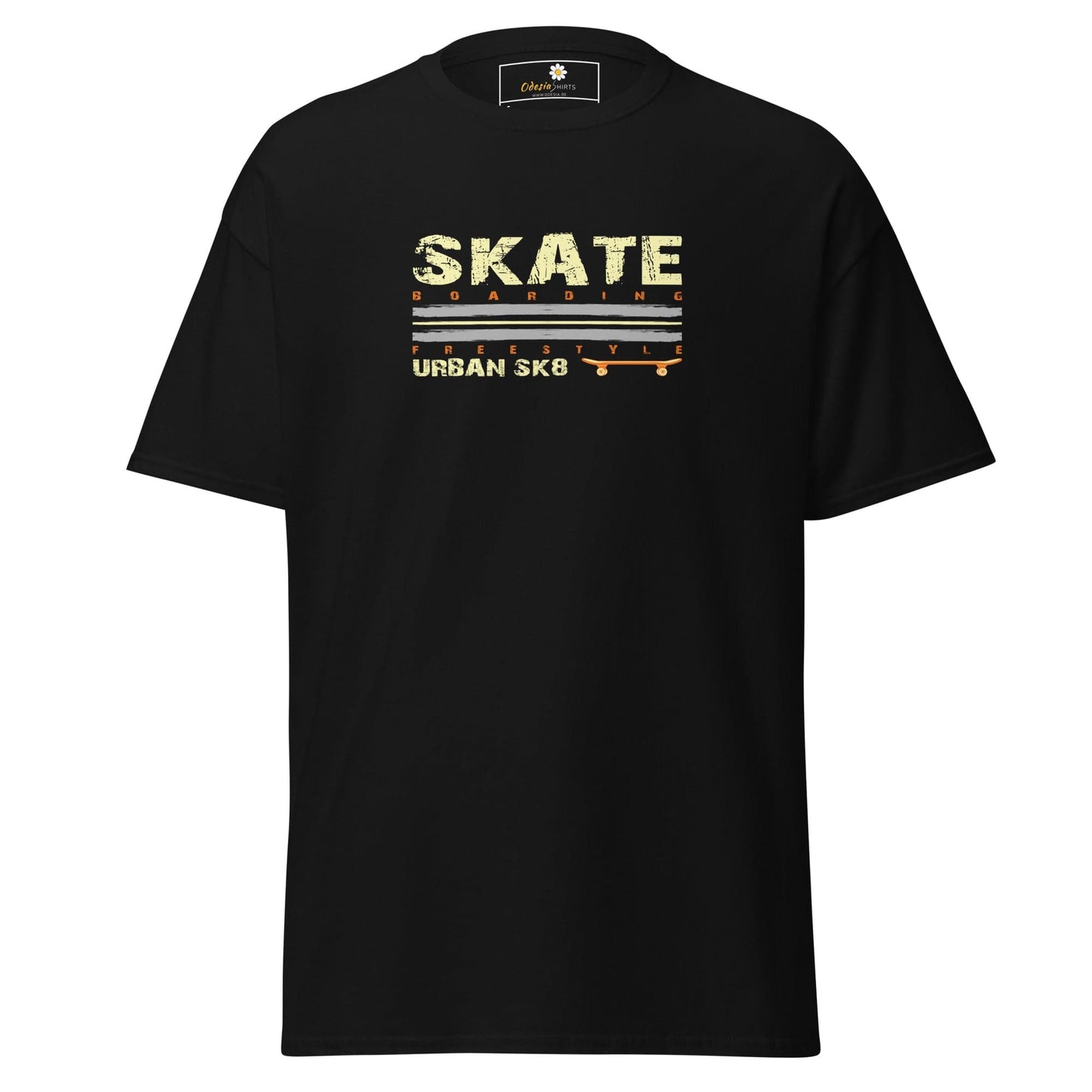 Unisex classic t-shirt - SPORT SKATEBOARDING - REGULAR - Black / S