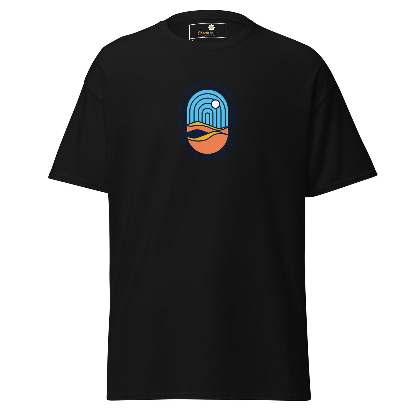 Unisex classic tee - SUMMER SUNNY DESERT - REGULAR - Black / S
