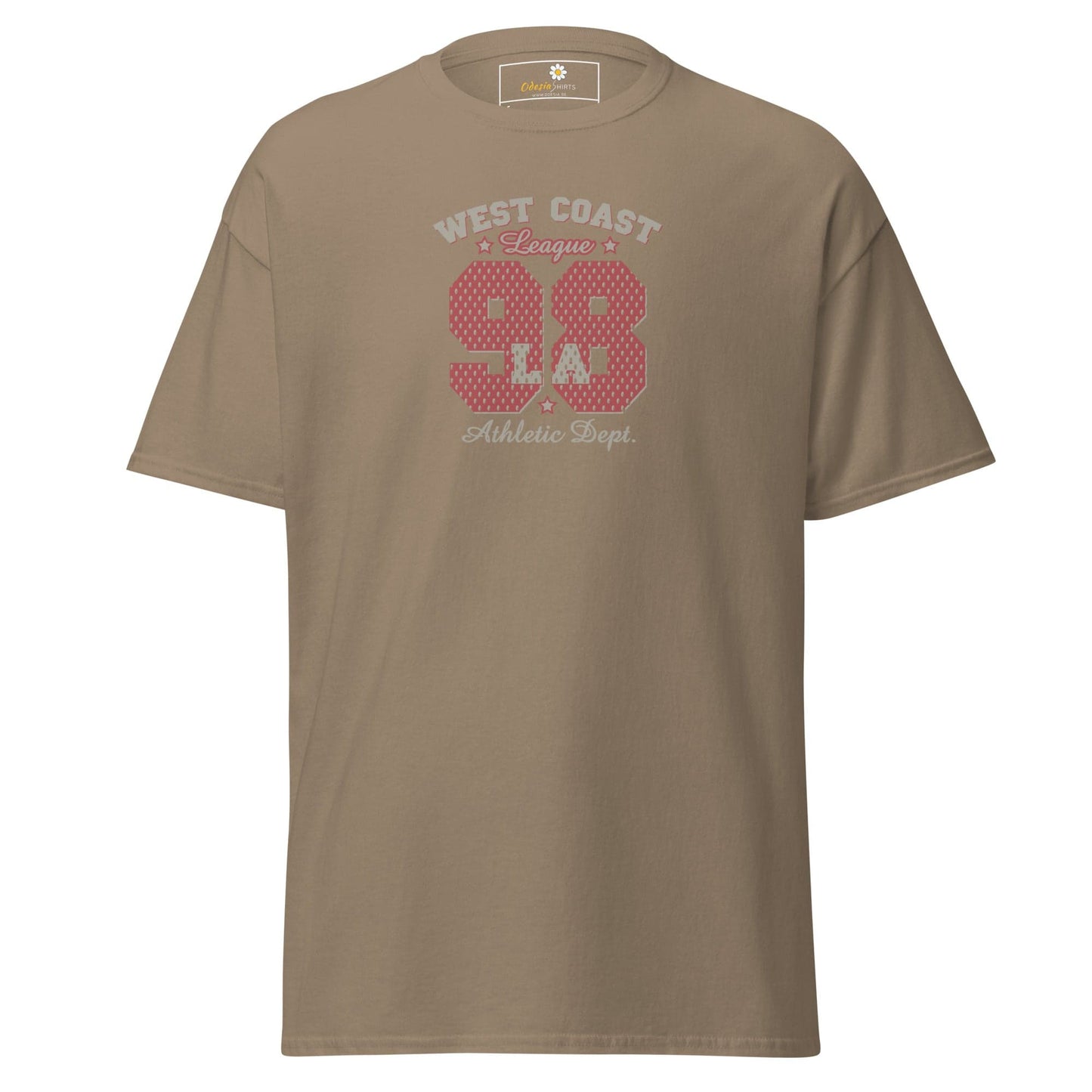 Unisex classic t-shirt - SPORT WEST COAST 98 - REGULAR - Brown Savana / S
