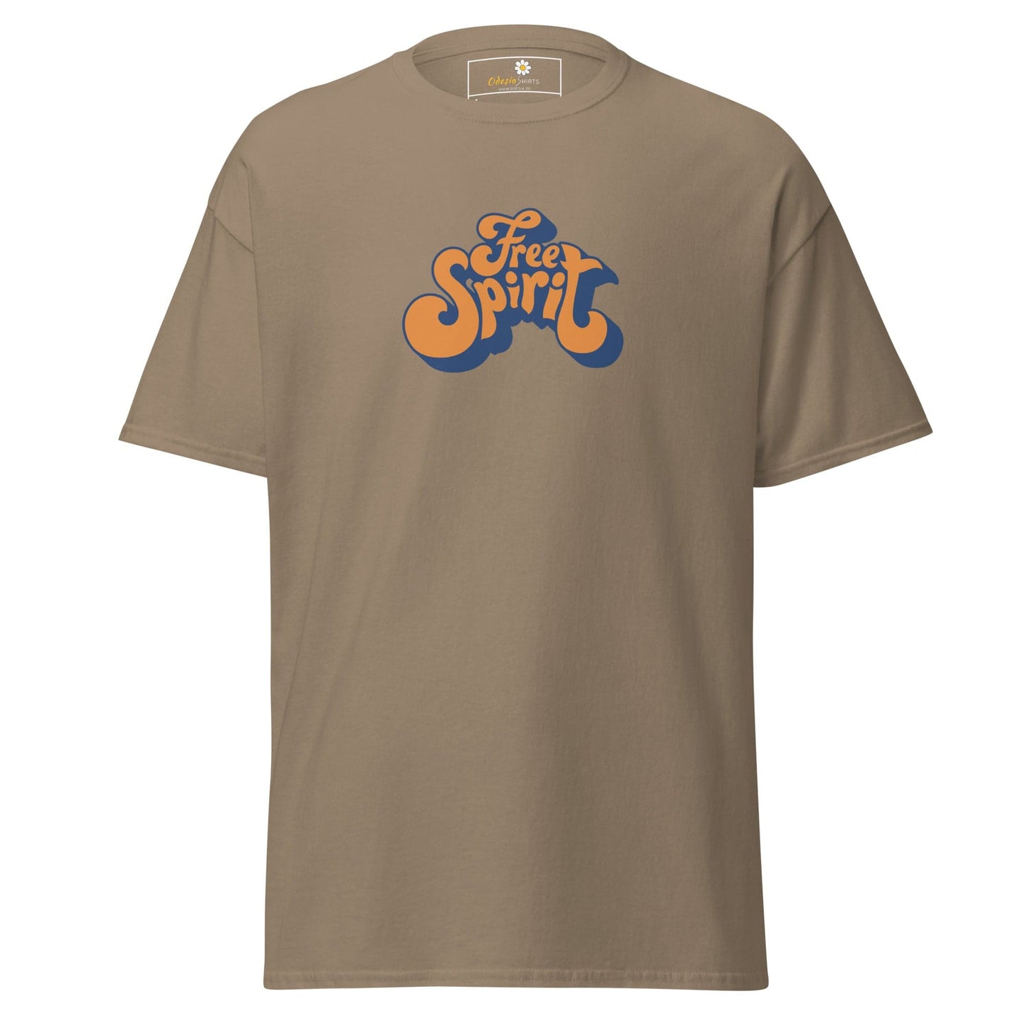 Unisex classic tee - TEXT MISC FREE SPIRIT - REGULAR - Brown Savana / S