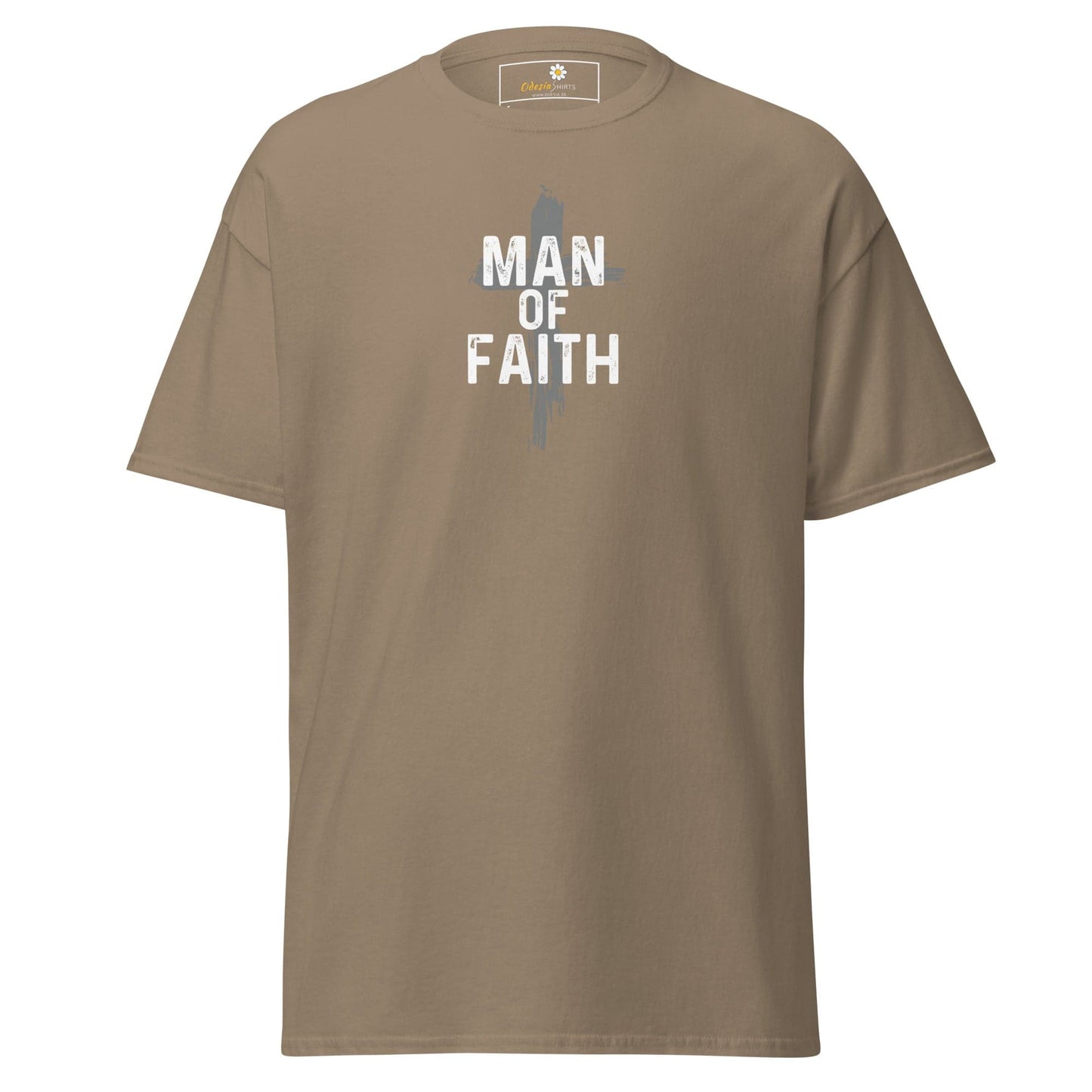 Unisex classic tee - SPIRITUAL MAN OF FAITH - REGULAR - Brown Savana / S