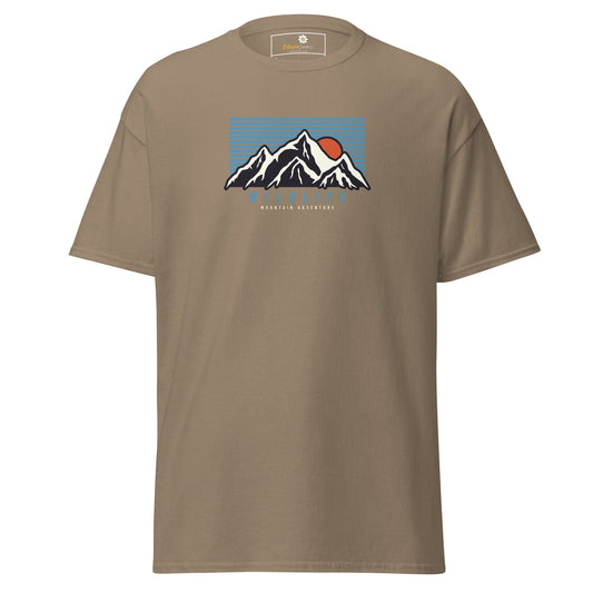 Unisex classic tee - NATURE MOUNTAIN WILDLIFE - REGULAR - Brown Savana / S