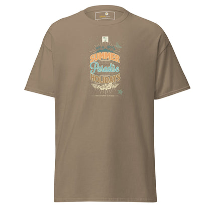 Unisex classic tee - SUMMER PARADISE - REGULAR - Brown Savana / S