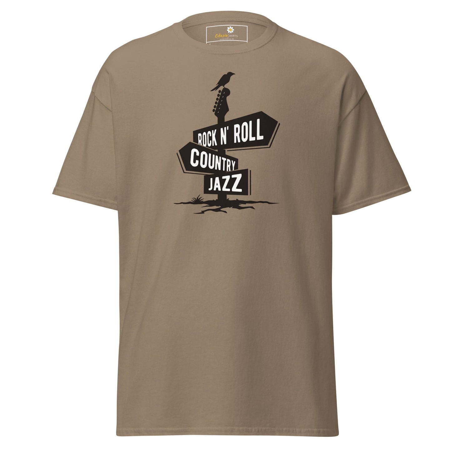Unisex classic t-shirt - MUSIC DIRECTIONS - REGULAR - Brown Savana / S