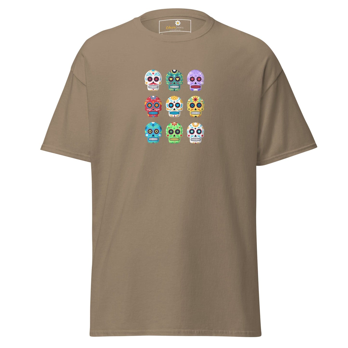 Unisex classic tee - SKULL COLOR SKULLS - REGULAR - Brown Savana / S
