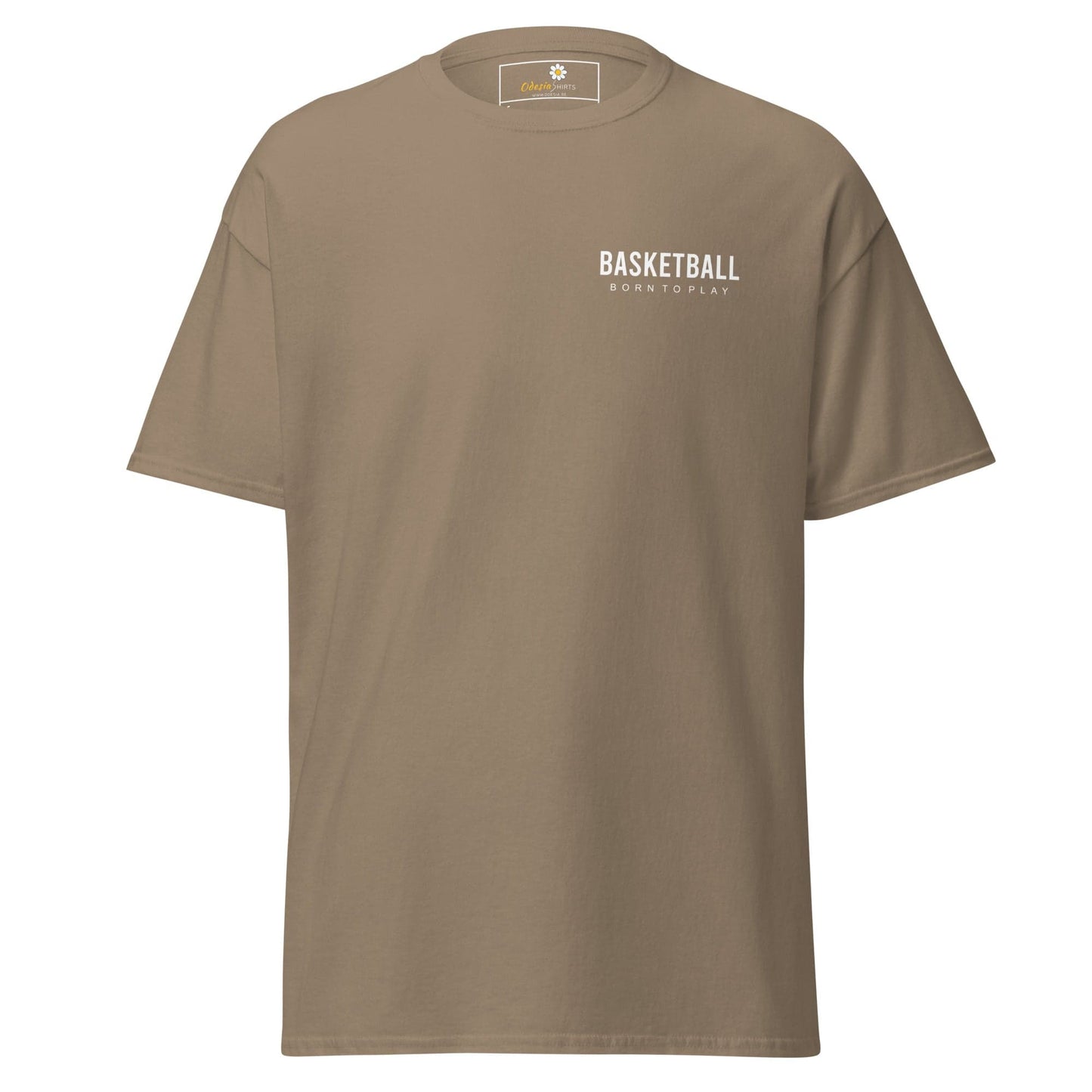 Unisex classic t-shirt - SPORT BASKETBALL - REGULAR - Brown Savana / S