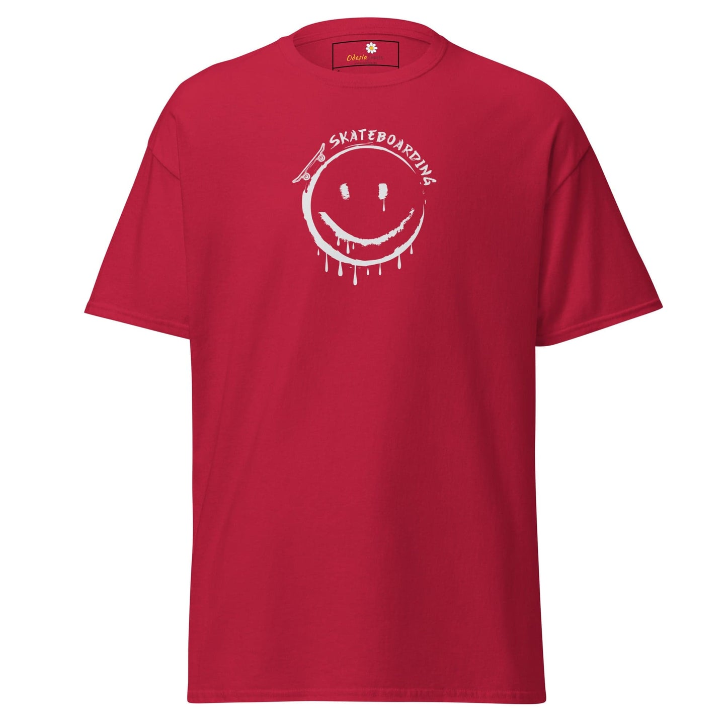Unisex classic tee - SPORT SKATEBOARDING SMILE - REGULAR - Cardinal / S