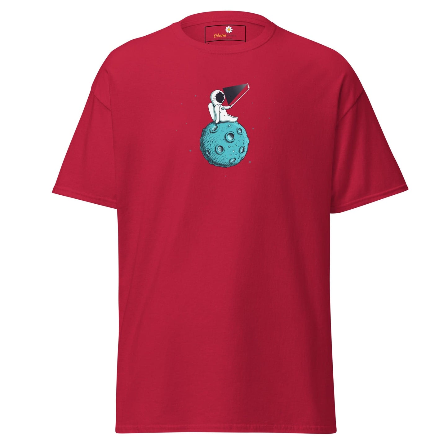 Unisex classic tee - ASTRONAUT SELFIE - REGULAR - Cardinal / S
