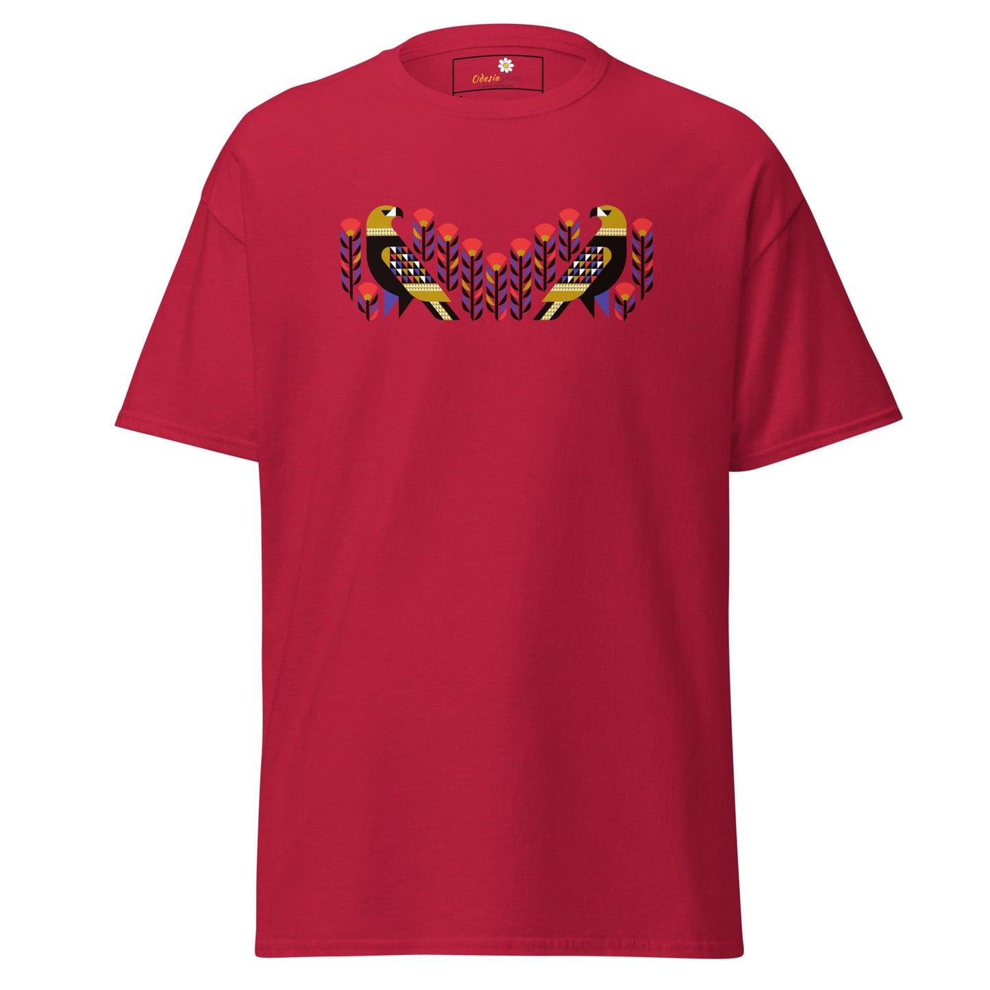 Unisex classic tee - WILD LIFE PERU BIRDS - REGULAR - Cardinal / S