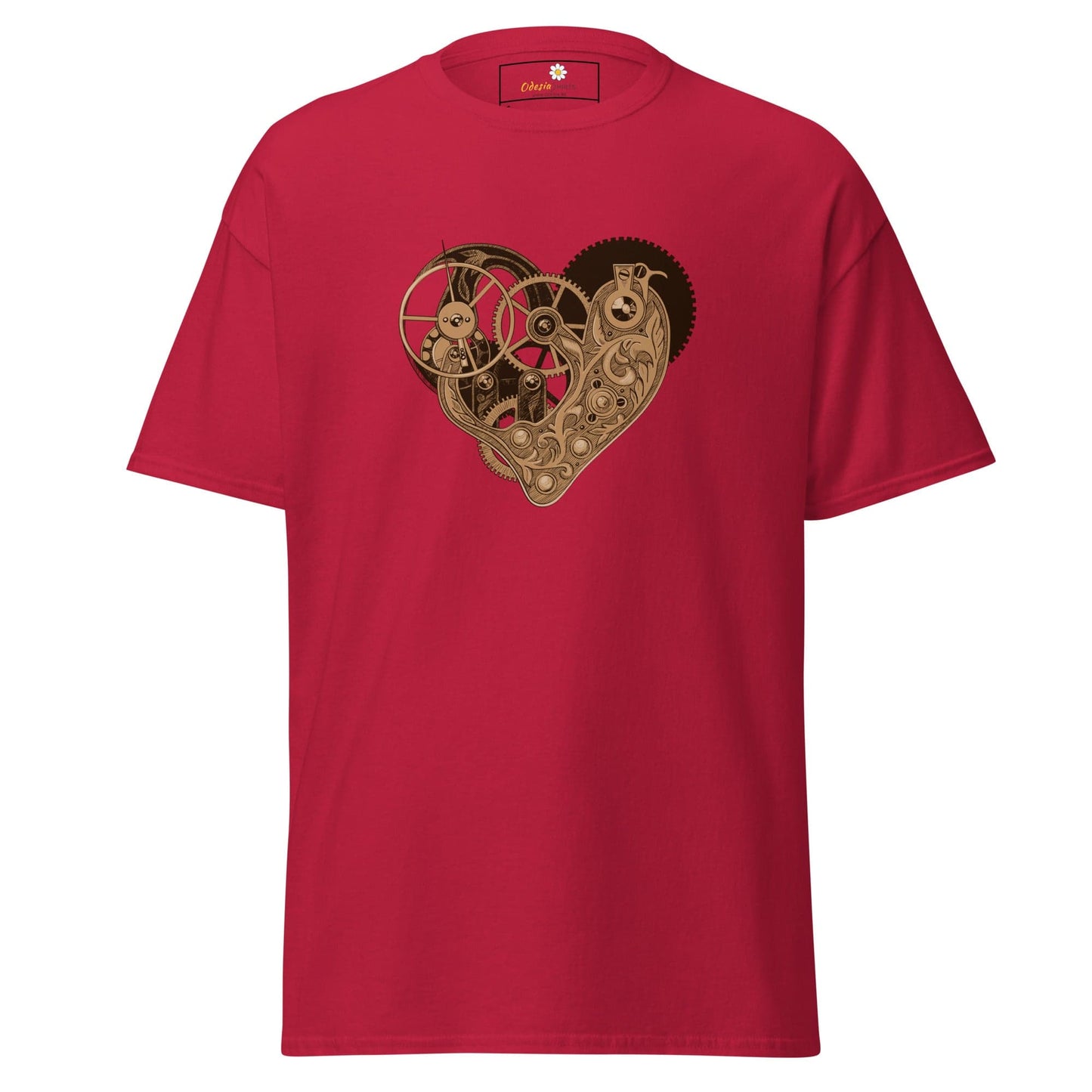 Unisex classic tee - ABSTRACT HEART - REGULAR - Cardinal / S