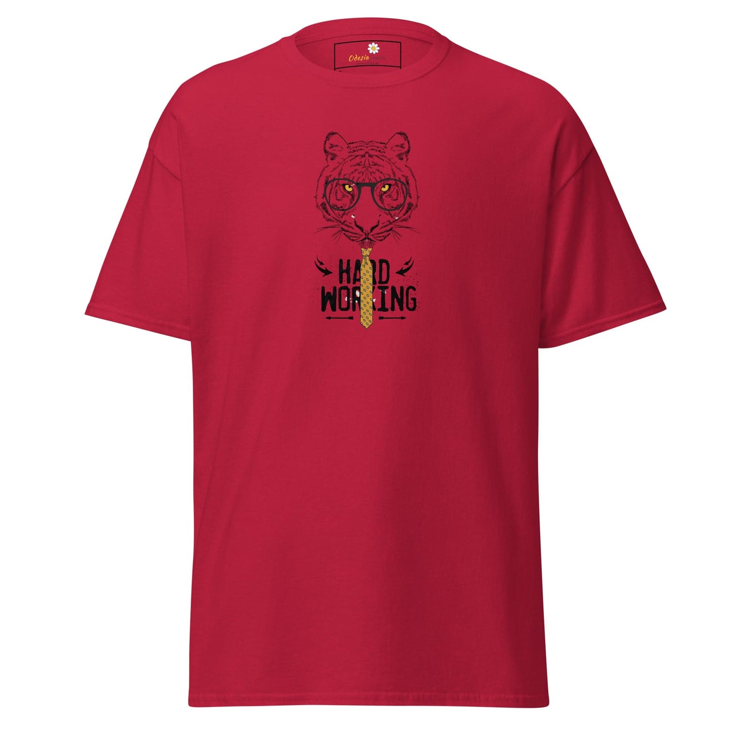 Unisex classic tee - WILD LIFE TIGER WORK - REGULAR - Cardinal / S