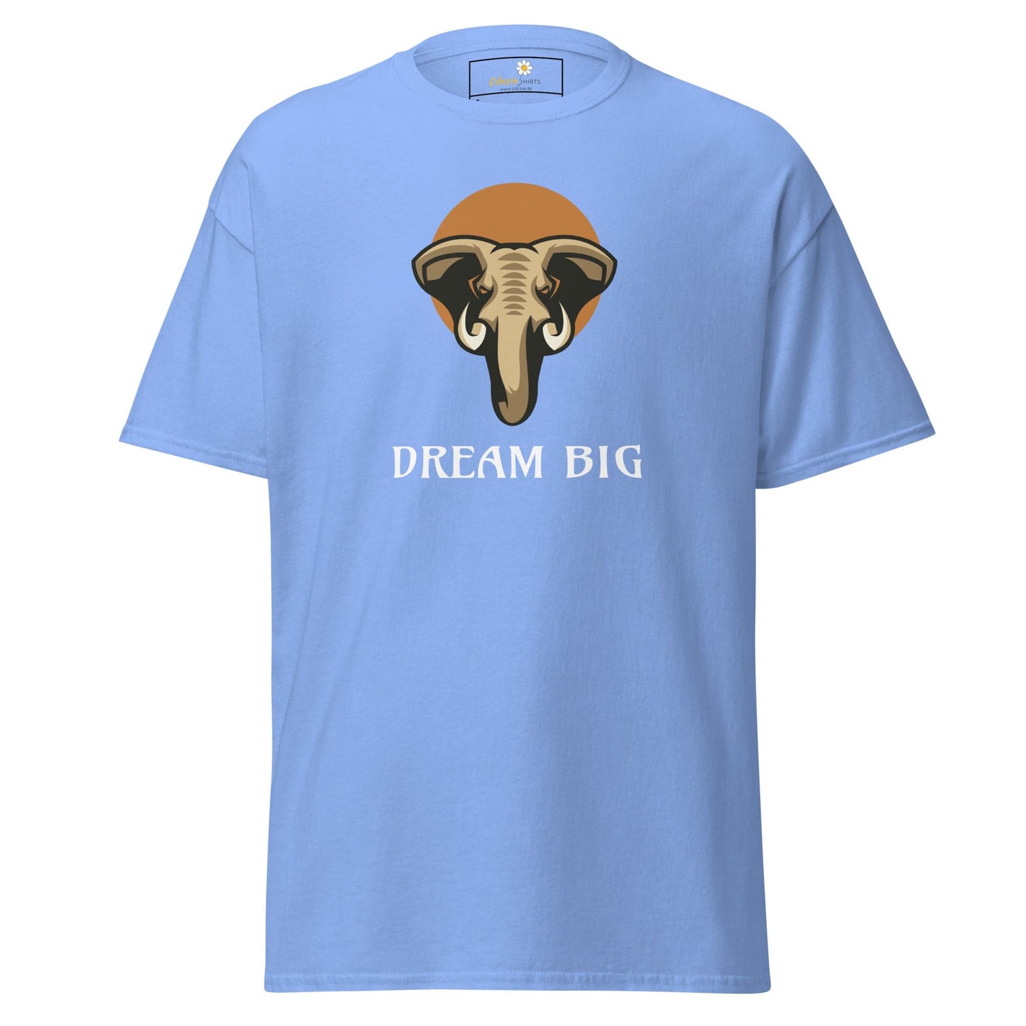 Unisex classic t-shirt - WILD LIFE ELEPHANT DREAM BIG - REGULAR - Carolina Blue / S