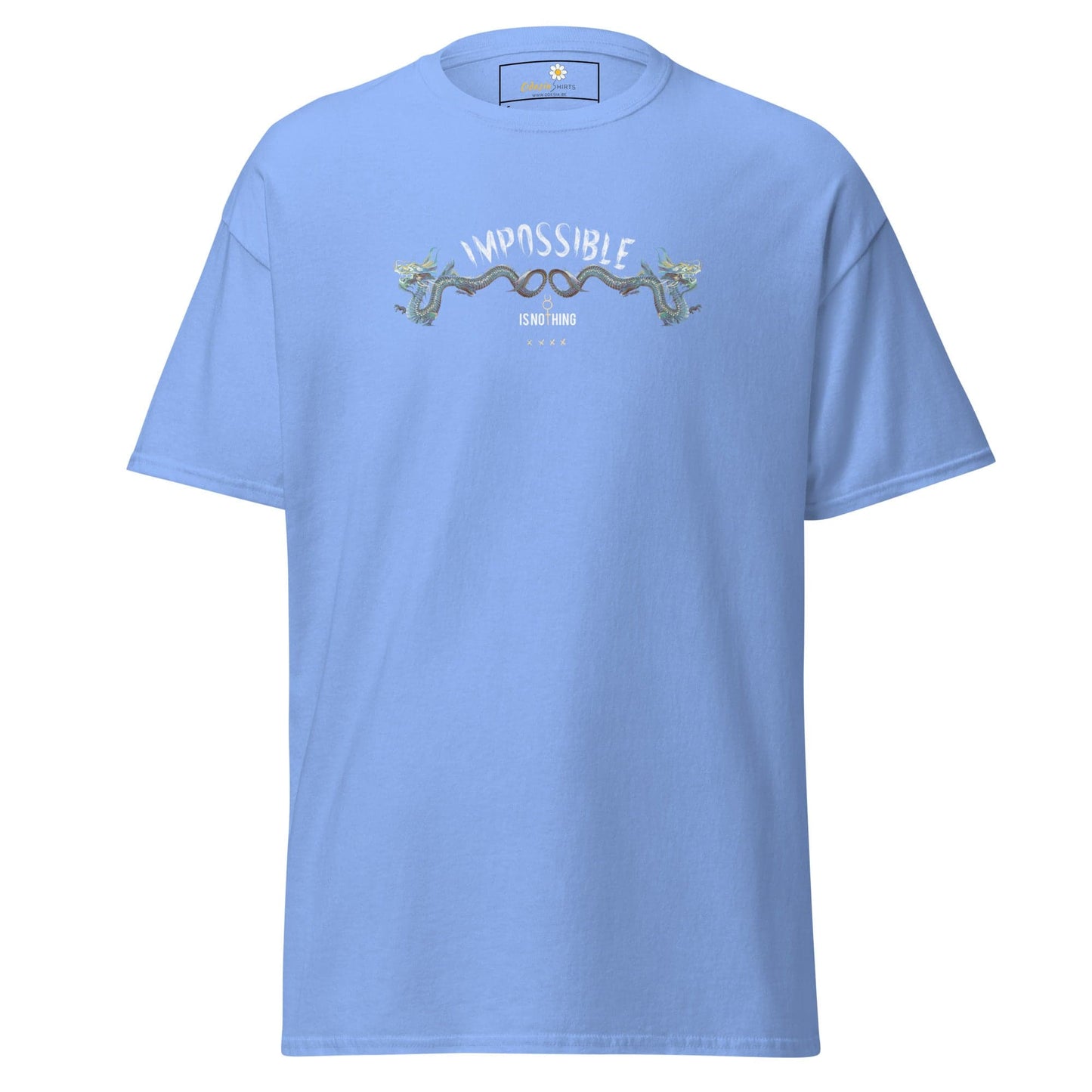 Unisex classic t-shirt - MYSTIC IMPOSSIBLE IS NOTHING - REGULAR - Carolina Blue / S