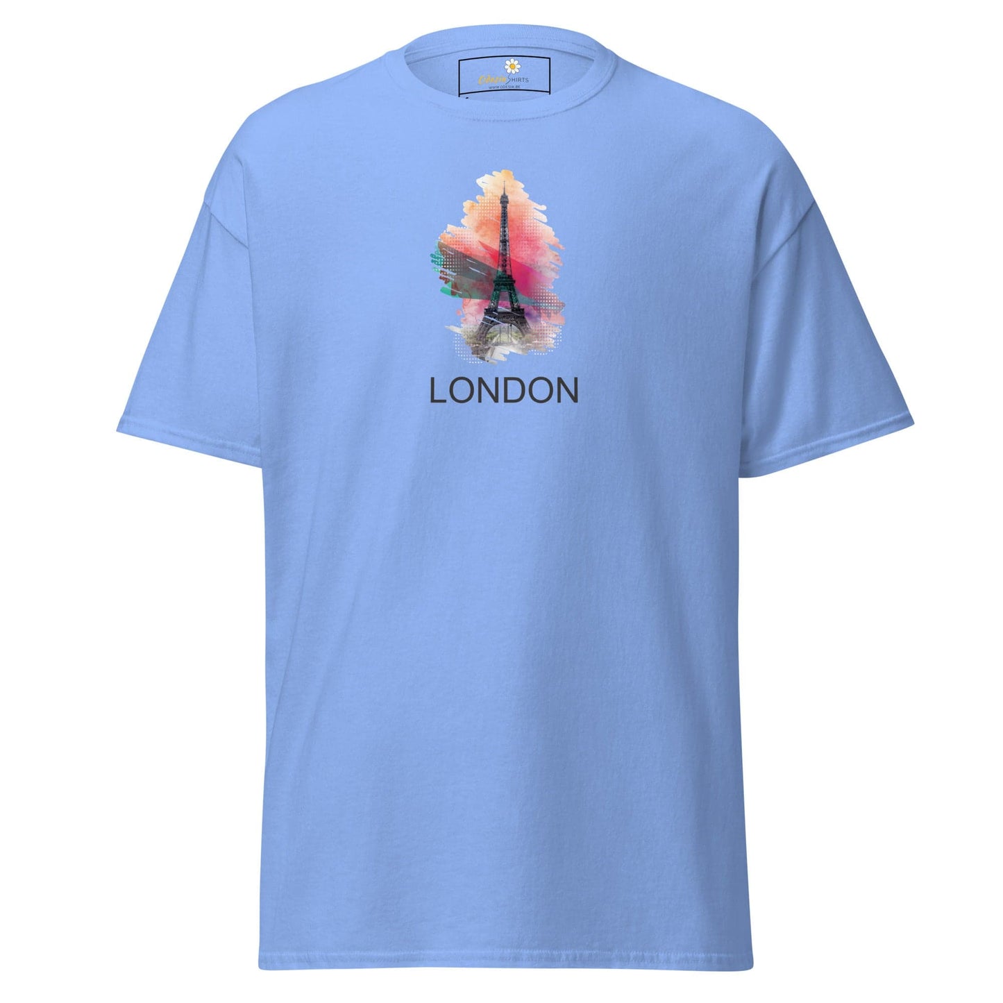 Unisex classic tee - COUNTRY LONDON PARIS - REGULAR - Carolina Blue / S