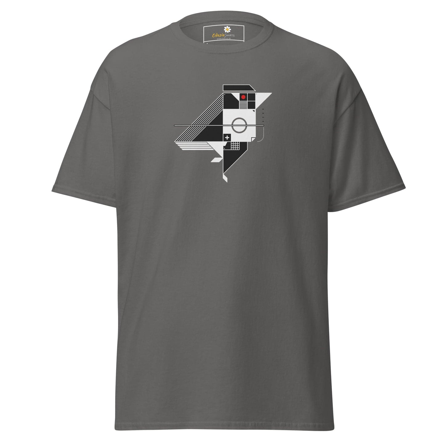Unisex classic tee - ABSTRACT BIRD - REGULAR - Charcoal / S