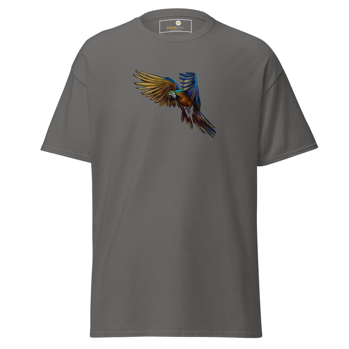 Unisex classic tee - WILD LIFE PARROT - REGULAR - Charcoal / S