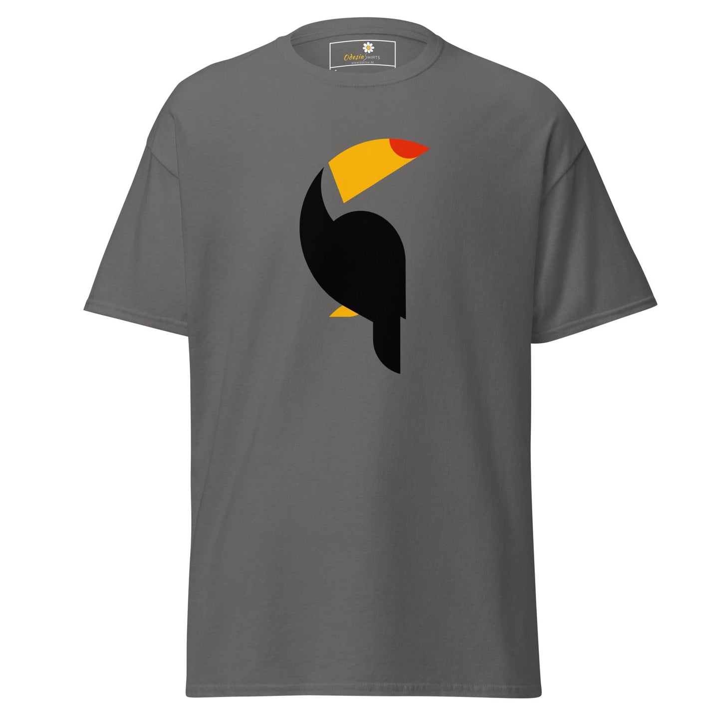 Unisex classic t-shirt - WILD LIFE TOUCAN - REGULAR - Charcoal / S