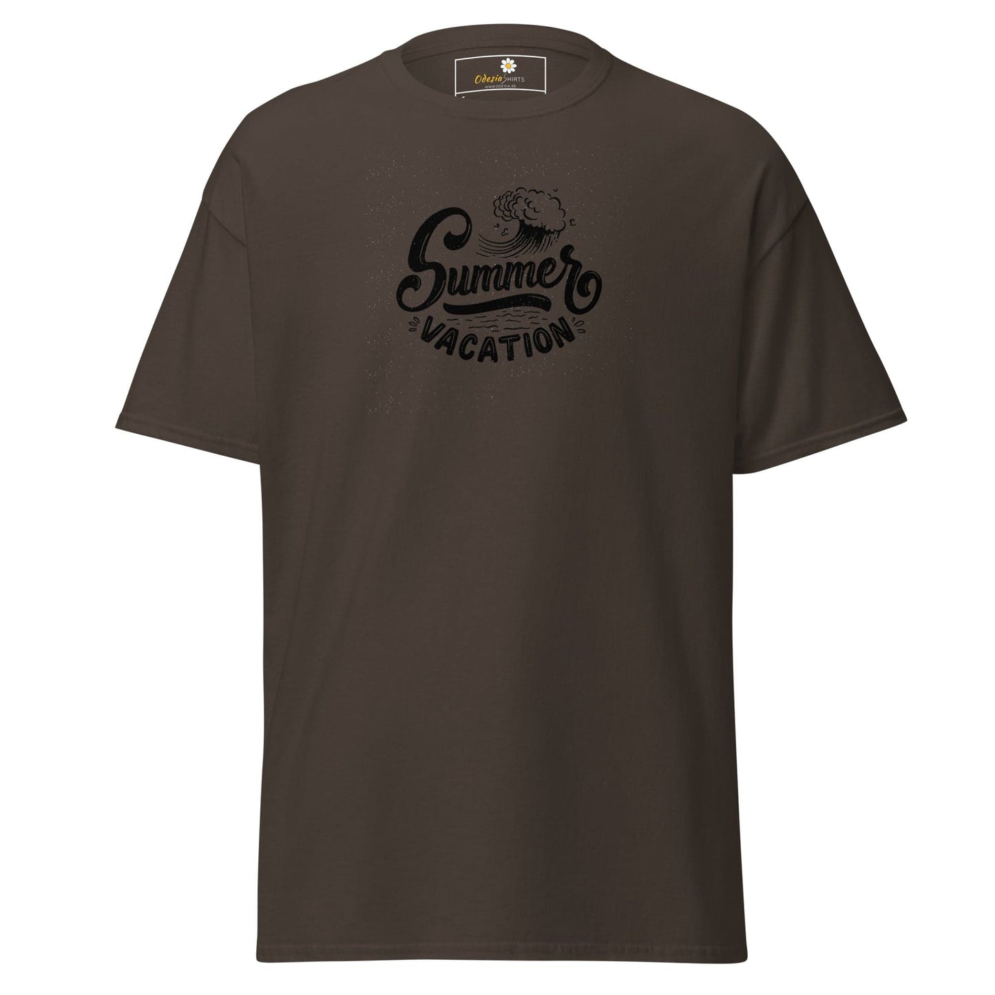 Unisex classic tee - SUMMER VACATION - REGULAR - Dark Chocolate / S