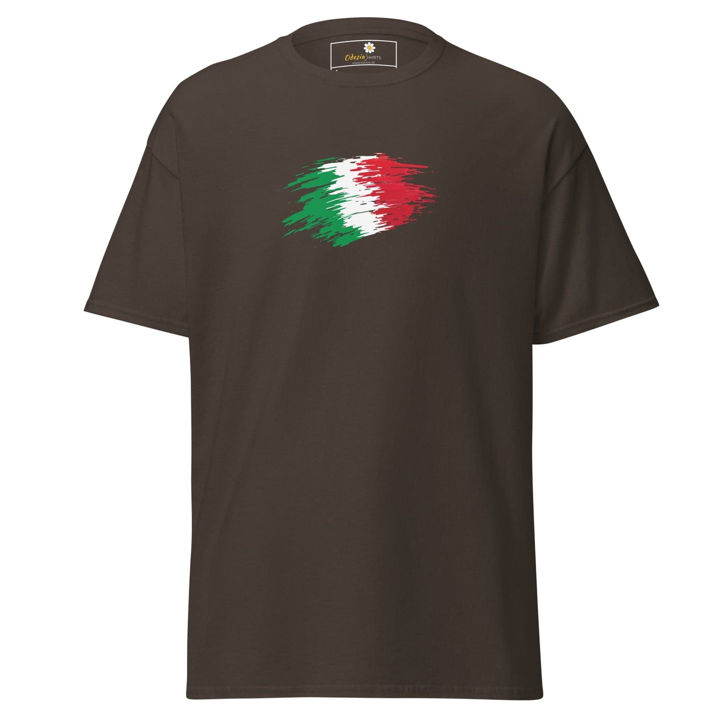 Unisex classic tee - COUNTRY ITALIAN SHAPE - REGULAR - Dark Chocolate / S