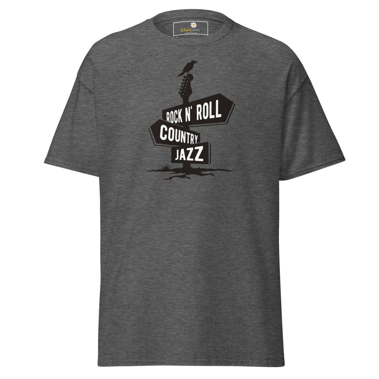 Unisex classic t-shirt - MUSIC DIRECTIONS - REGULAR - Dark Heather / S