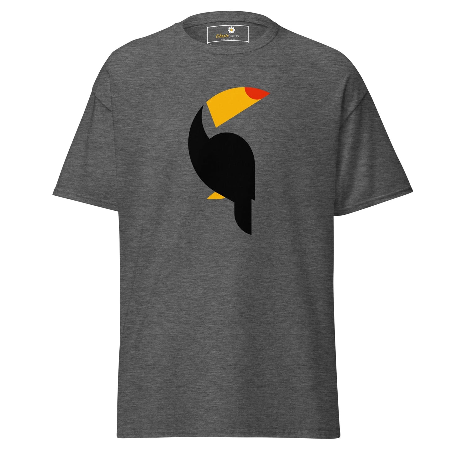 Unisex classic t-shirt - WILD LIFE TOUCAN - REGULAR - Dark Heather / S