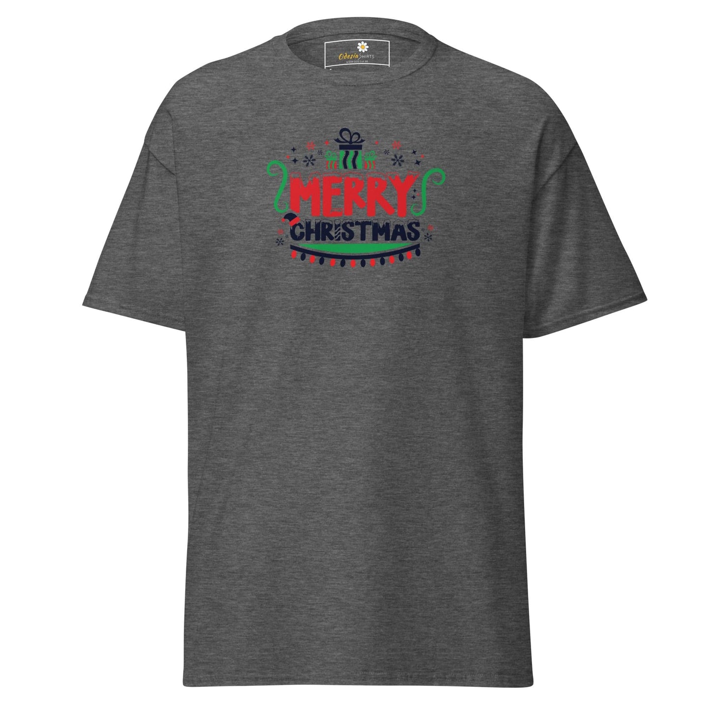 Unisex classic t-shirt - SEASONAL MERRY CHRISTMASS - REGULAR - Dark Heather / S