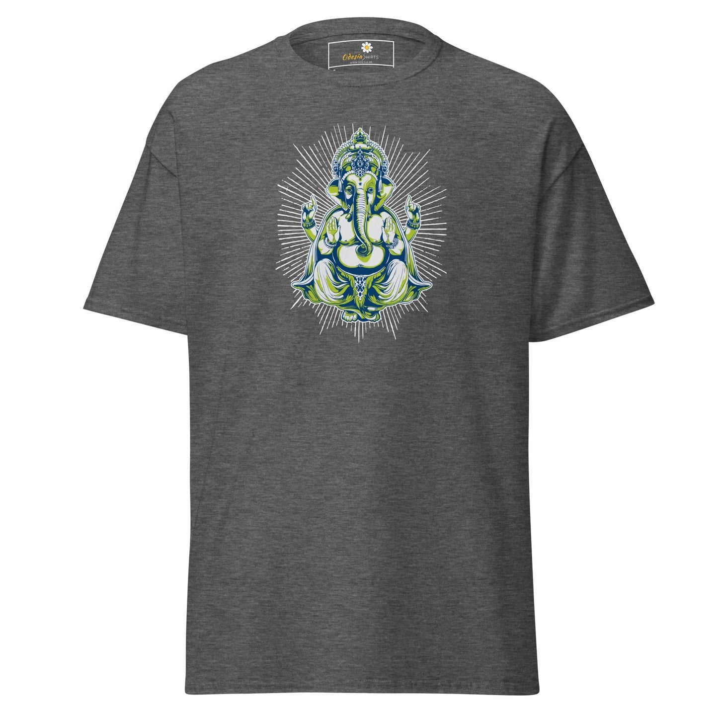 Unisex classic tee - SPIRITUAL GANESH - REGULAR - Dark Heather / S
