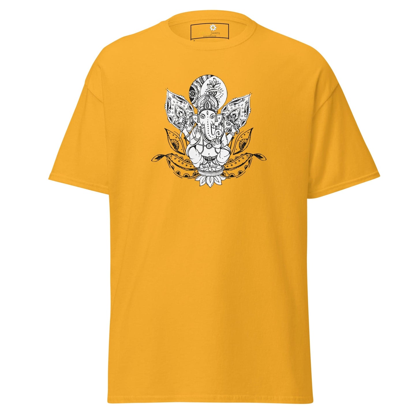 Unisex classic t-shirt - SPIRITUAL GANESH - REGULAR - Gold / S